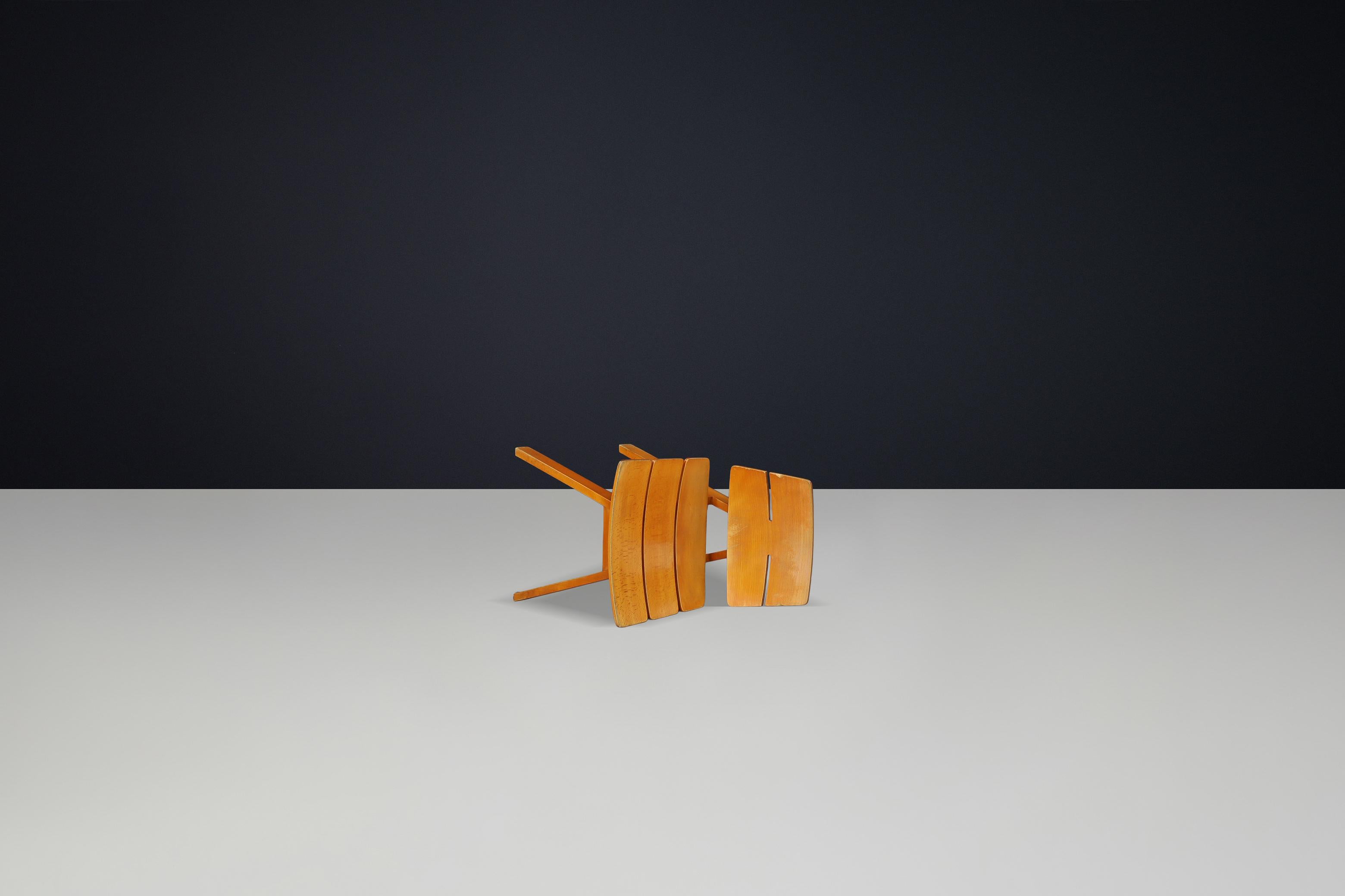 Hans Anliker Chaises de salle à manger du milieu du siècle pour Horgen-Glarus, 1962 - Lot de 6 en vente 7