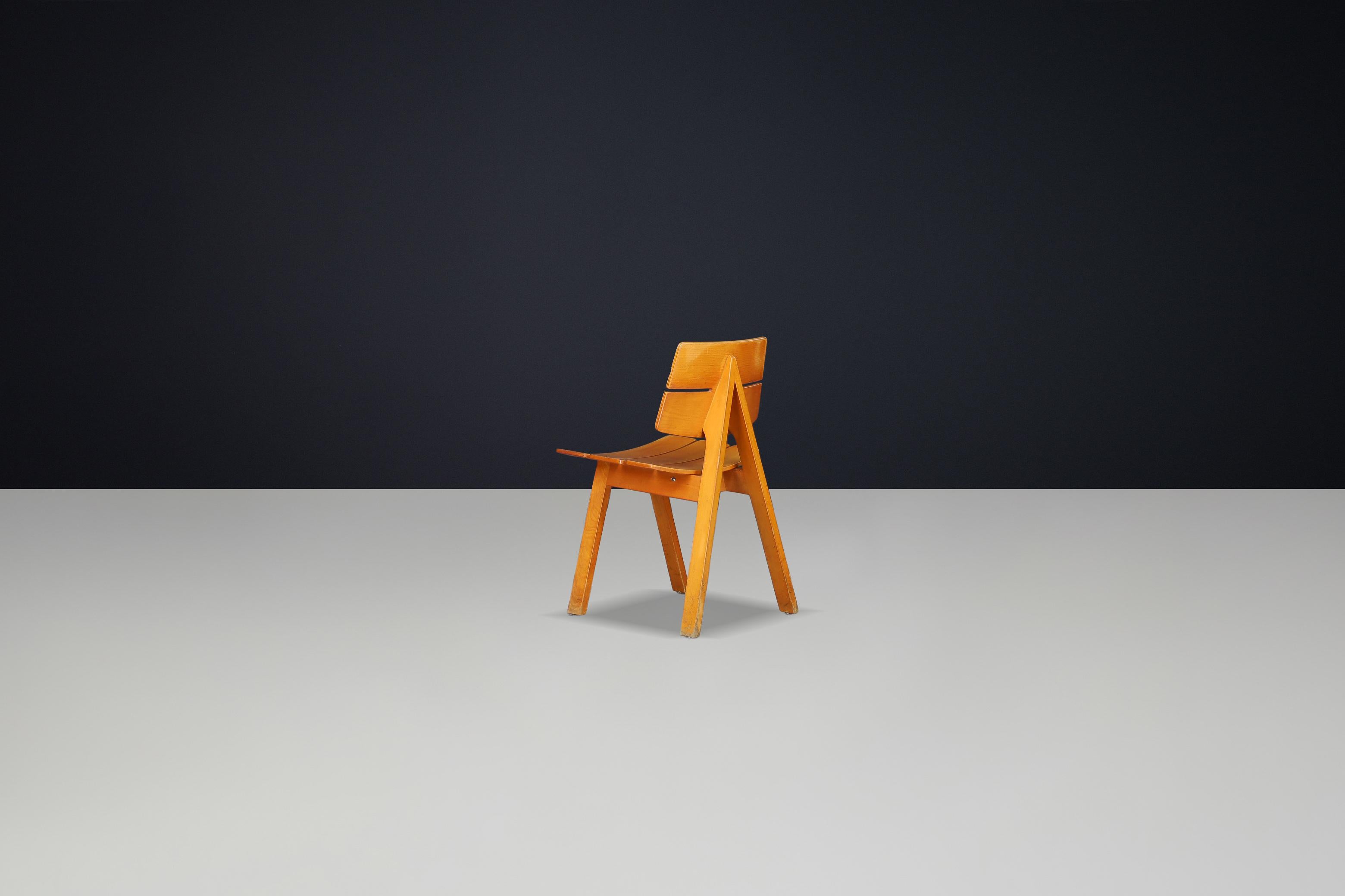 Hans Anliker Chaises de salle à manger du milieu du siècle pour Horgen-Glarus, 1962 - Lot de 6 en vente 9