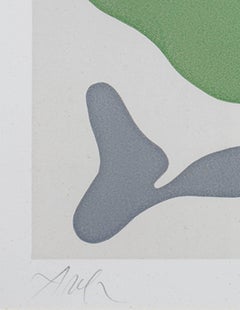 "Constellation, " original color woodcut, edition of 75 by Jean (Hans) Arp