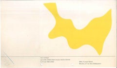 Invitation to Arp's Marriage . Original Lithograph by Jean Hans Arp - 1959