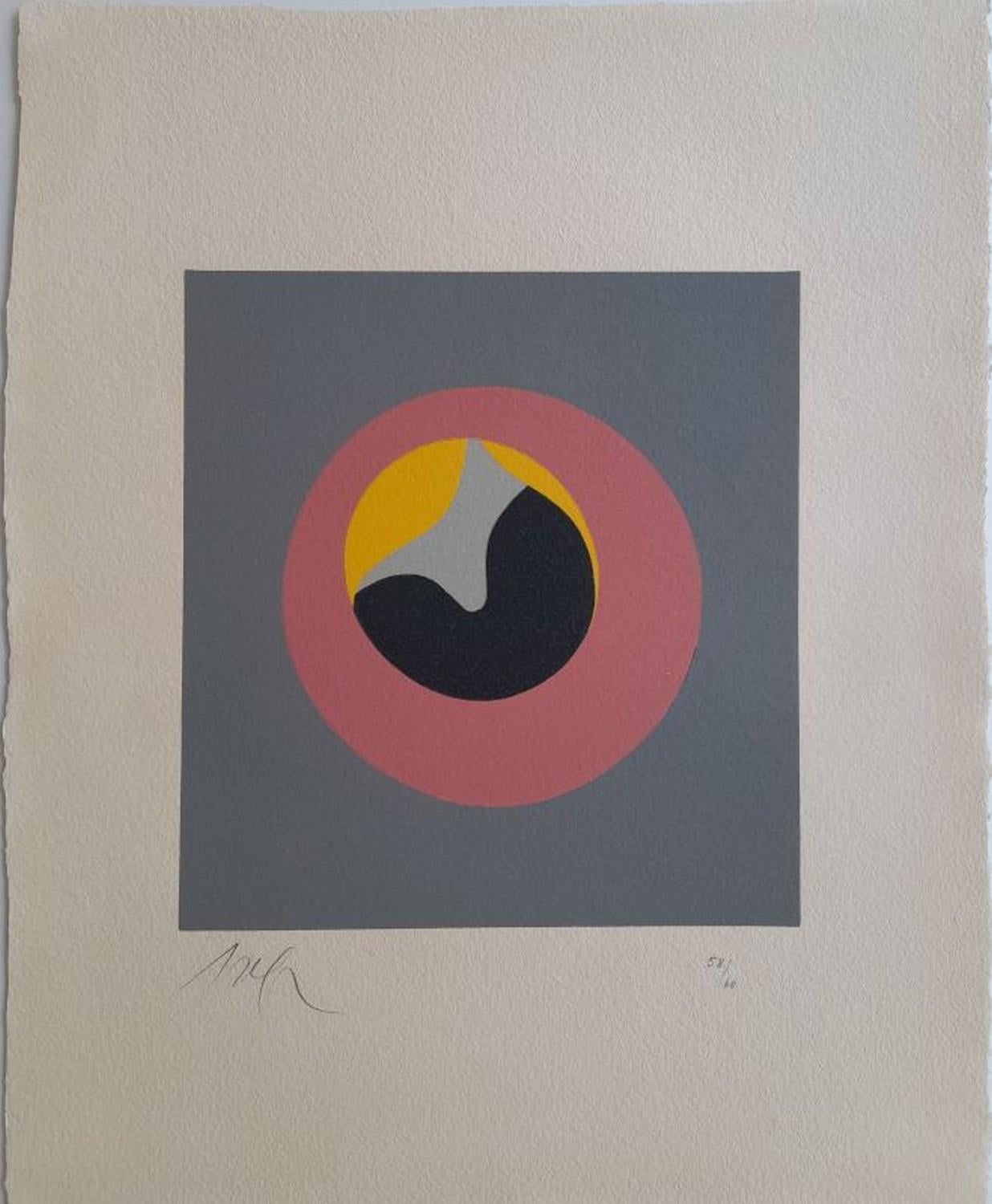Hans Arp Abstract Print - Soleil recerclé 