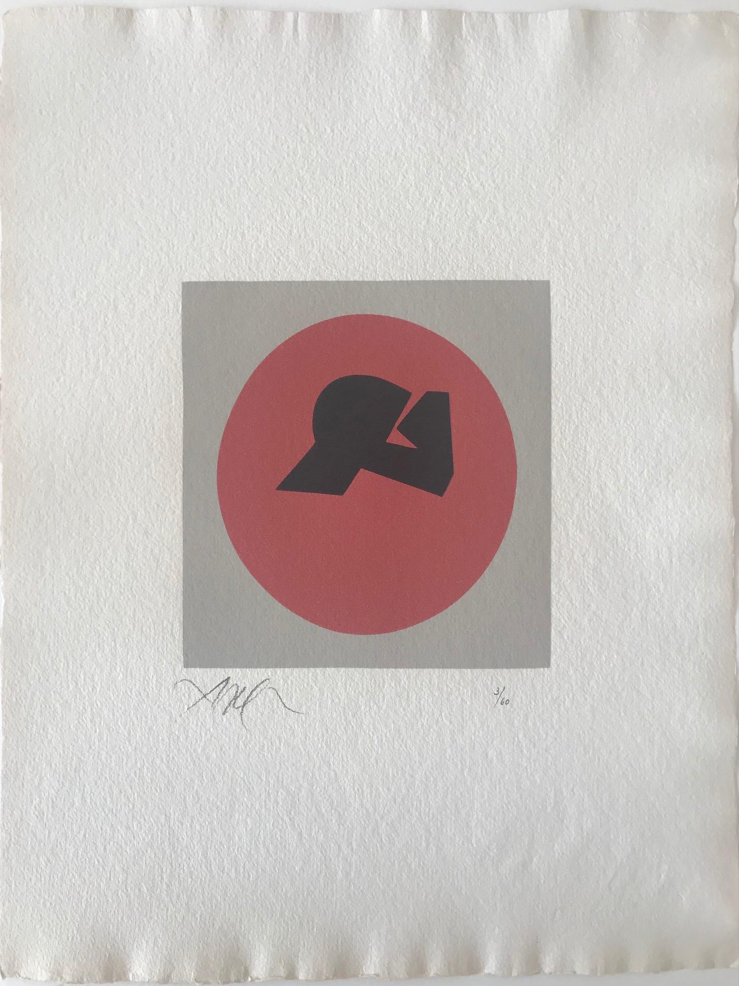 Hans Arp Abstract Print - Soleil recerclé