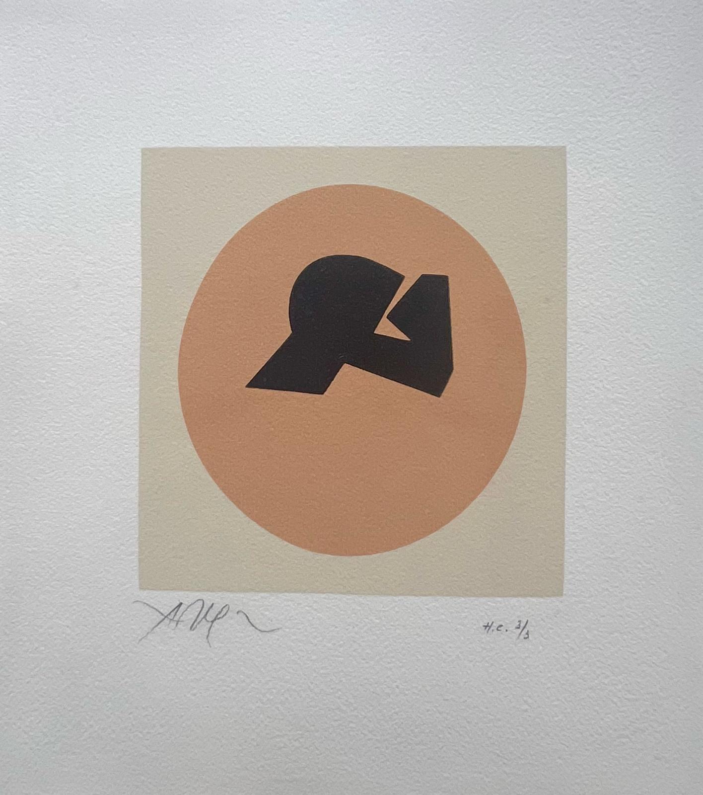 Hans Arp Abstract Print - Soleil recerclé