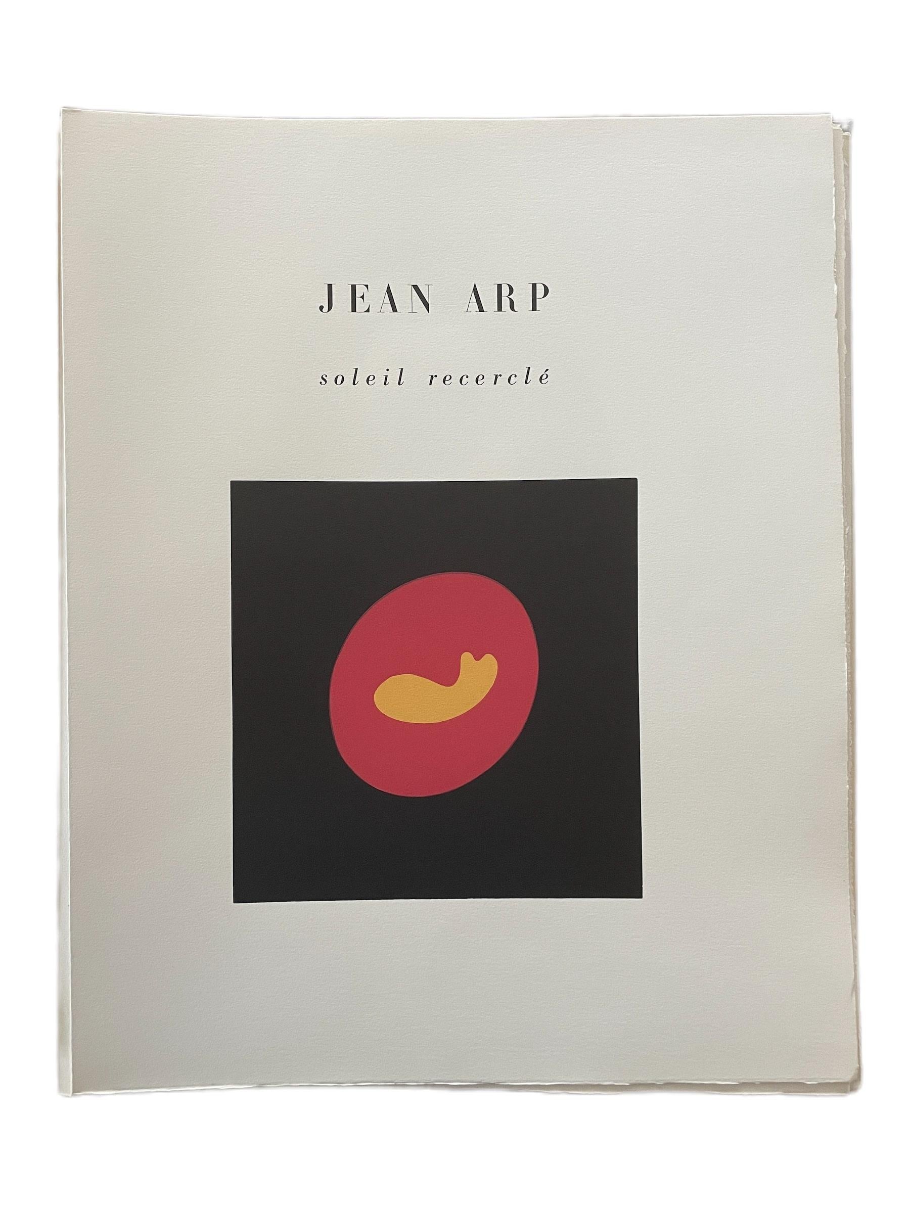 Hans Arp Abstract Print –  Soleil Recercl