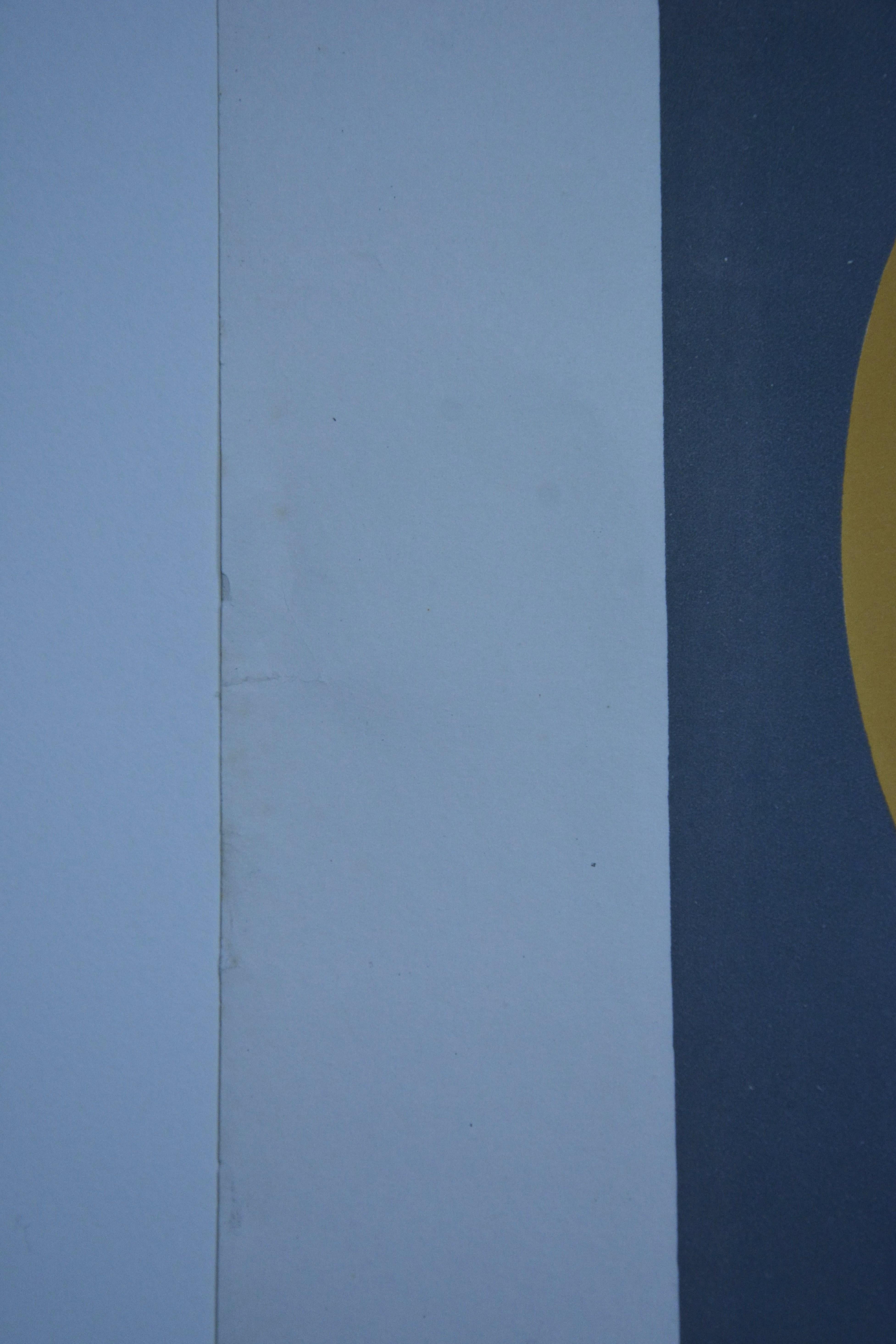 Symmetrical Shape with Flakes Arranged by Chance - Abstract Print by Hans Arp