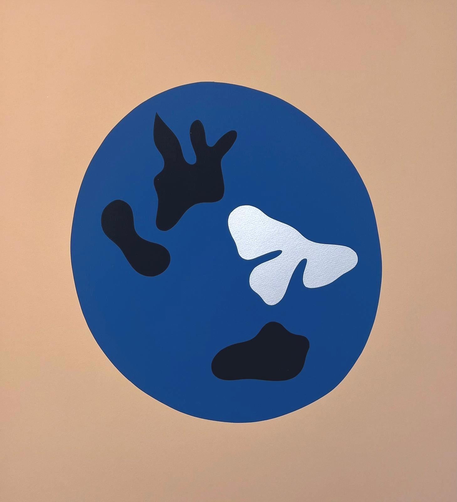 Sin título - Abstract Print Beige de Hans Arp