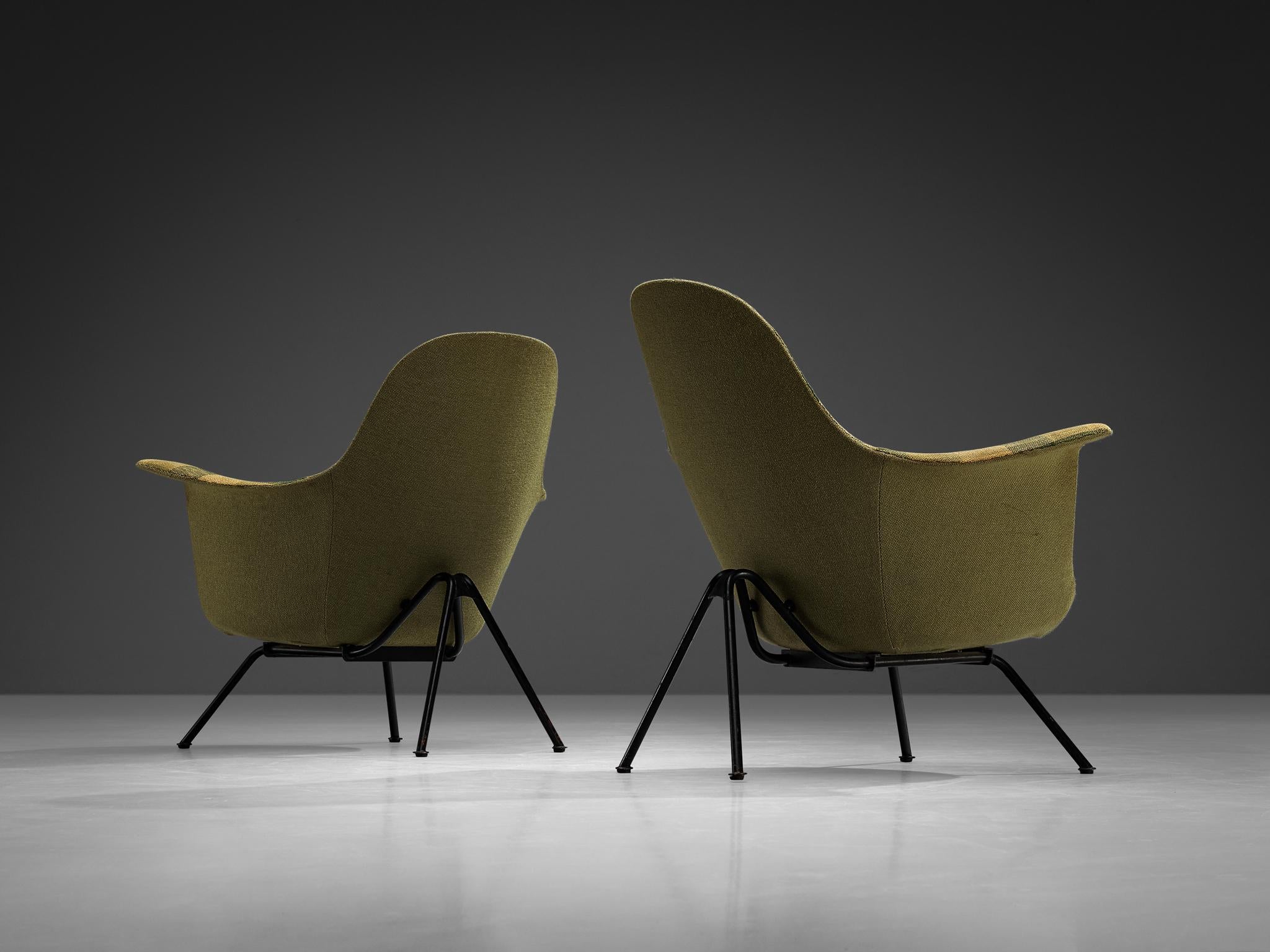 Swiss Hans Bellmann for Strässle Söhne & Co 'Sitwell' Easy Chairs For Sale
