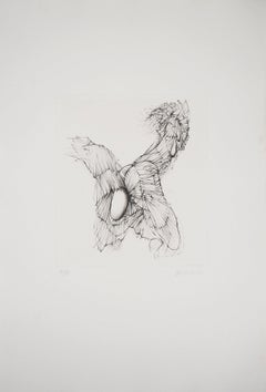 Abstract Erotism - Original Etching Handsigned and Numbered
