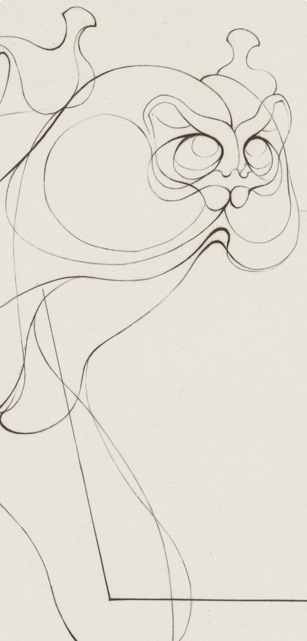 Composition, Feuilles éparses, Hans Bellmer For Sale 1