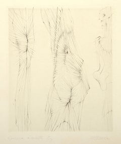 Dialogues III, Surrealist Etching by Hans Bellmer