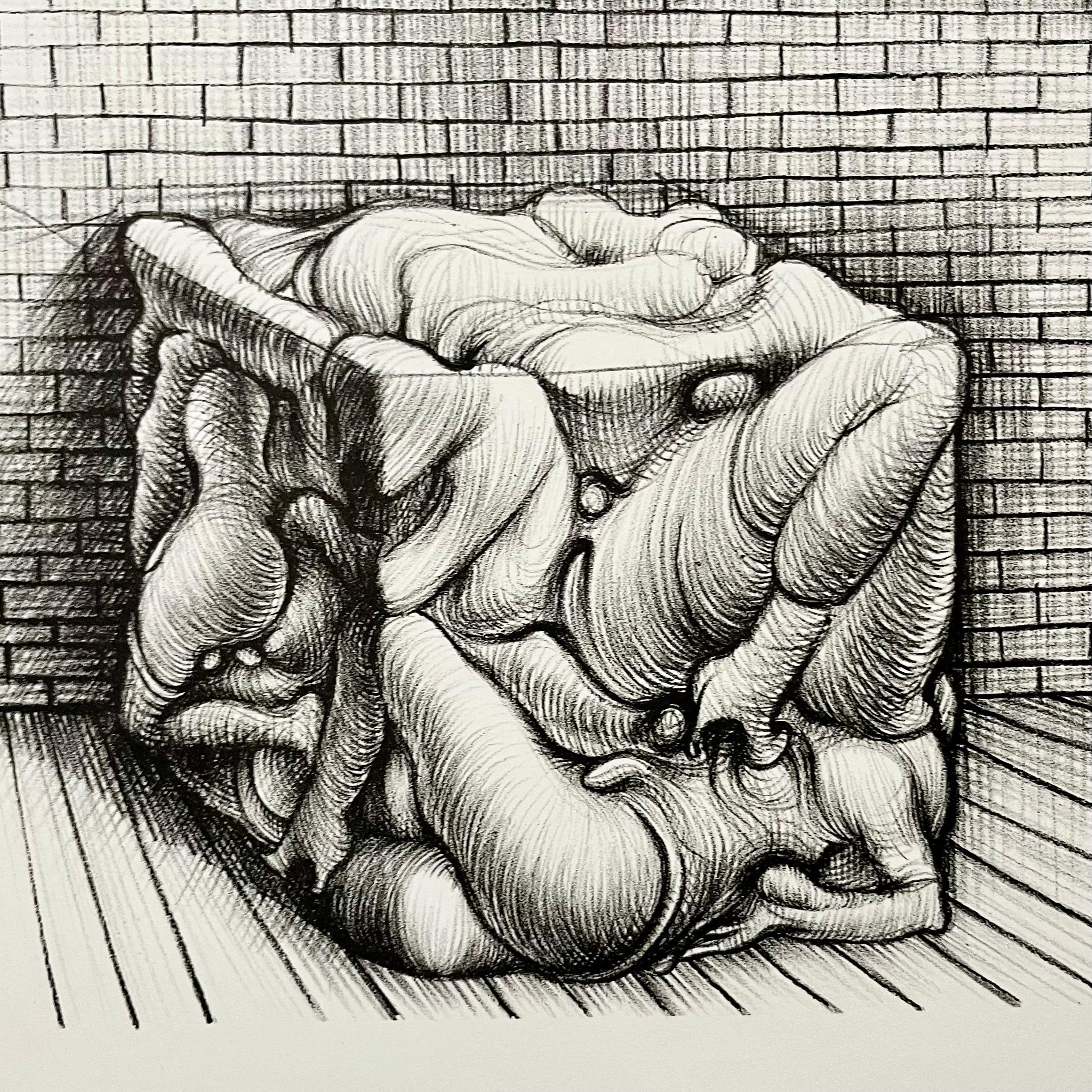 Surrealismo tedesco Litografia astratta surrealista Hans Bellmer in vendita 4
