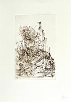 German Surrealist Hans Bellmer Etching Engraving Print Cecile Reims Surrealism