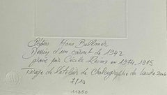 German Surrealist Hans Bellmer Etching Engraving Print Cecile Reims Surrealism