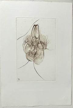 German Surrealist Hans Bellmer Etching Engraving Print Cecile Reims Surrealism