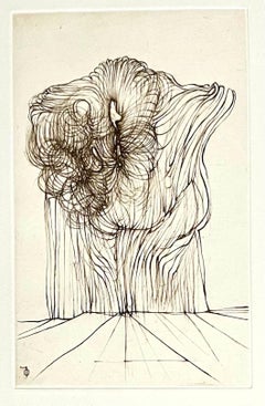 Surrealista alemán Hans Bellmer Aguafuerte Grabado Estampa Cecile Reims Surrealismo