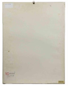 Interior with figure - Etching by Hans Bellmer - 1971