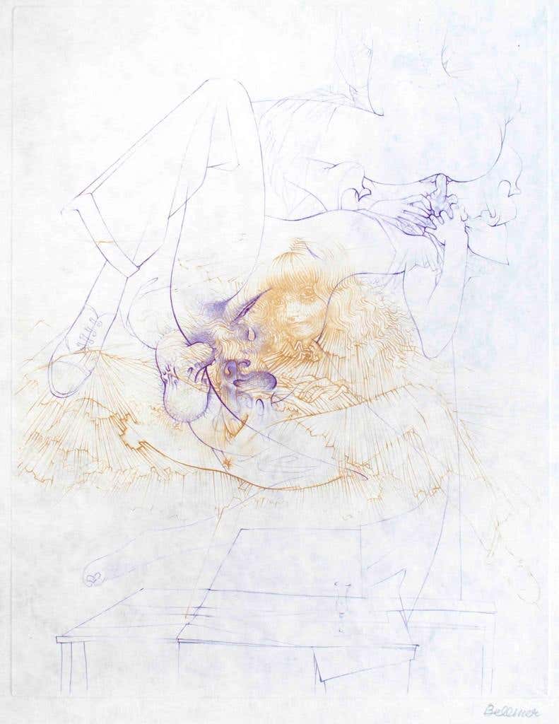 Les 120 Journées de Sodome - Etching by Hans Bellmer - 1968
