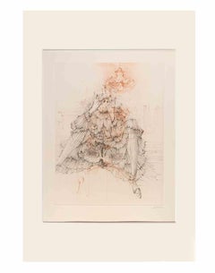 Les Infortunes de la Vertu - Radierung von Hans Bellmer - 1968