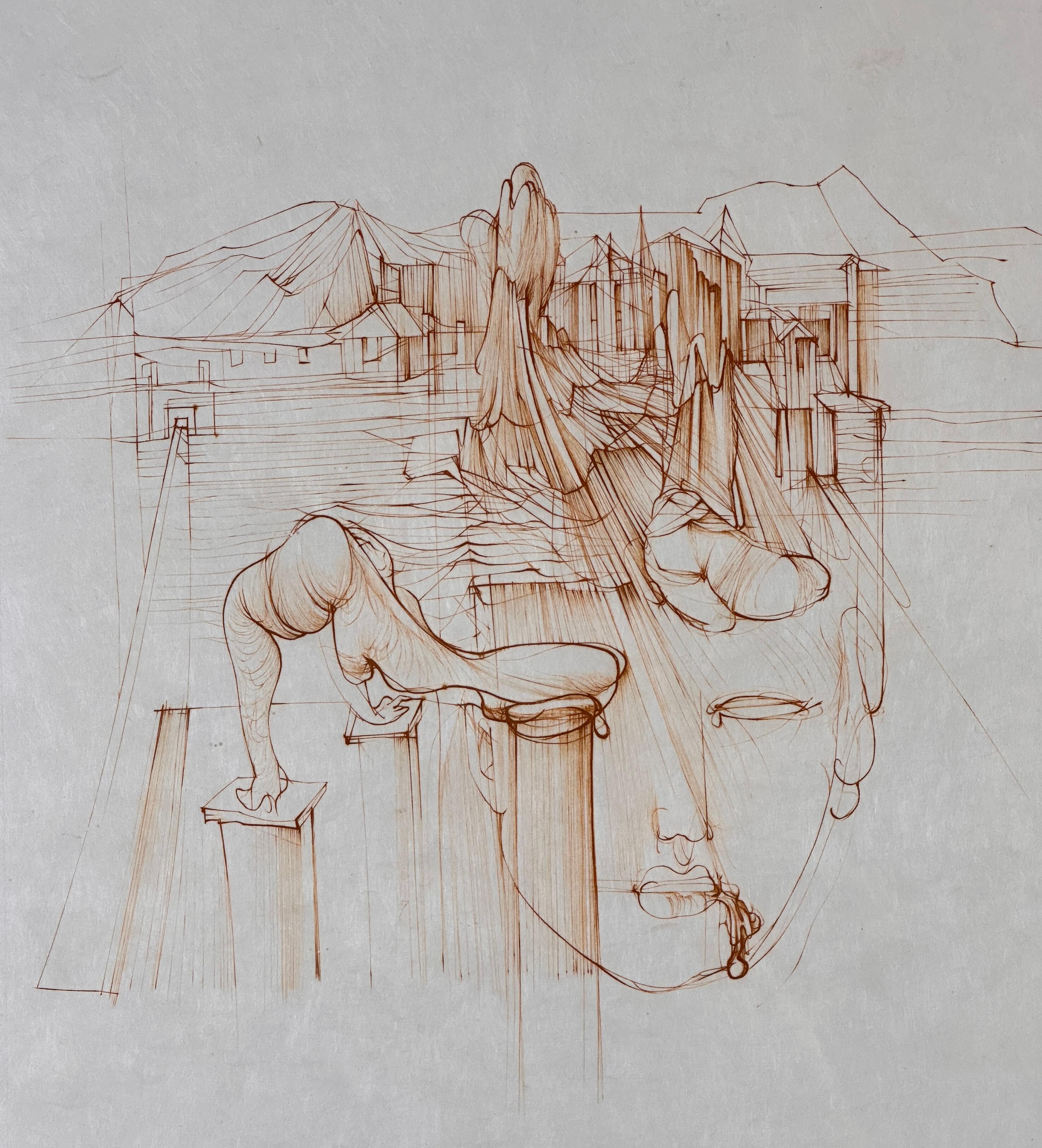 L'Usine - Print di Hans Bellmer