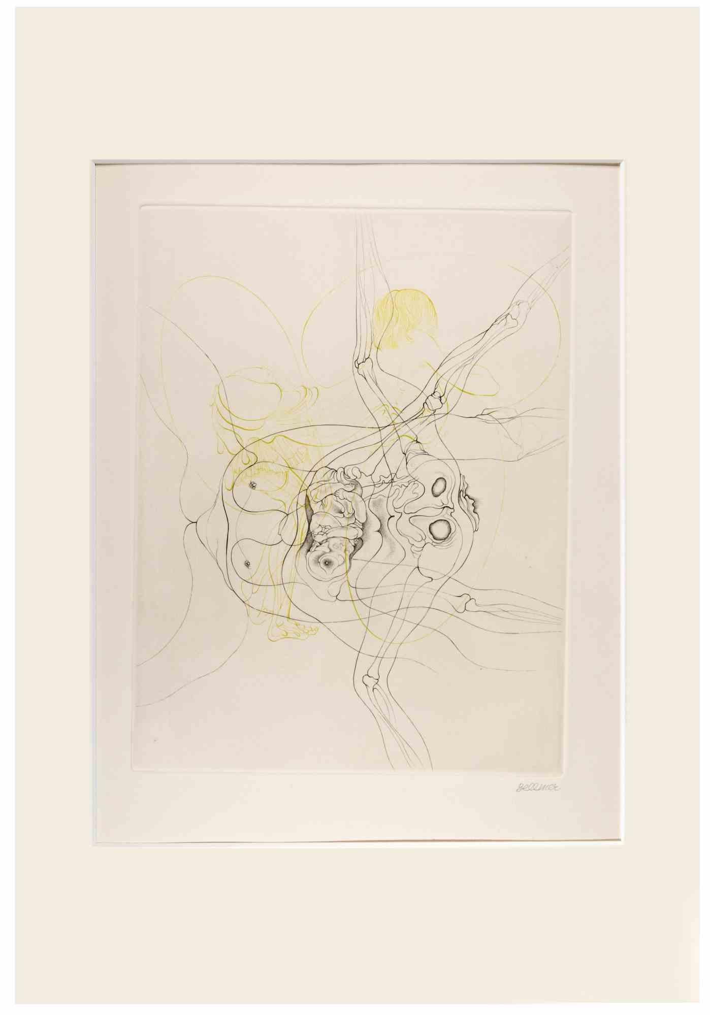Notes pour la Nouvelle Justine is a contemporary artwork realized by Hans Bellmer.

Hand Signed. From the Portfolio 