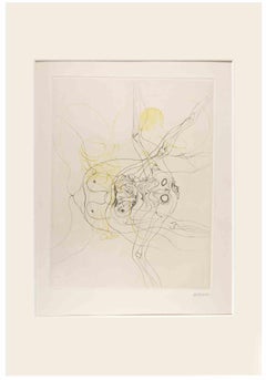 Notes pour la Nouvelle Justine - Radierung von Hans Bellmer - 1968