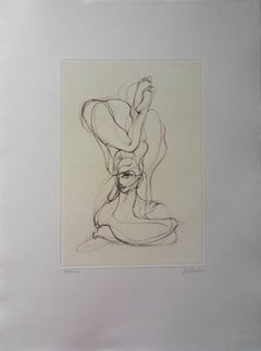 Portrait of a Woman - Original Etching Handsigned, Numbered