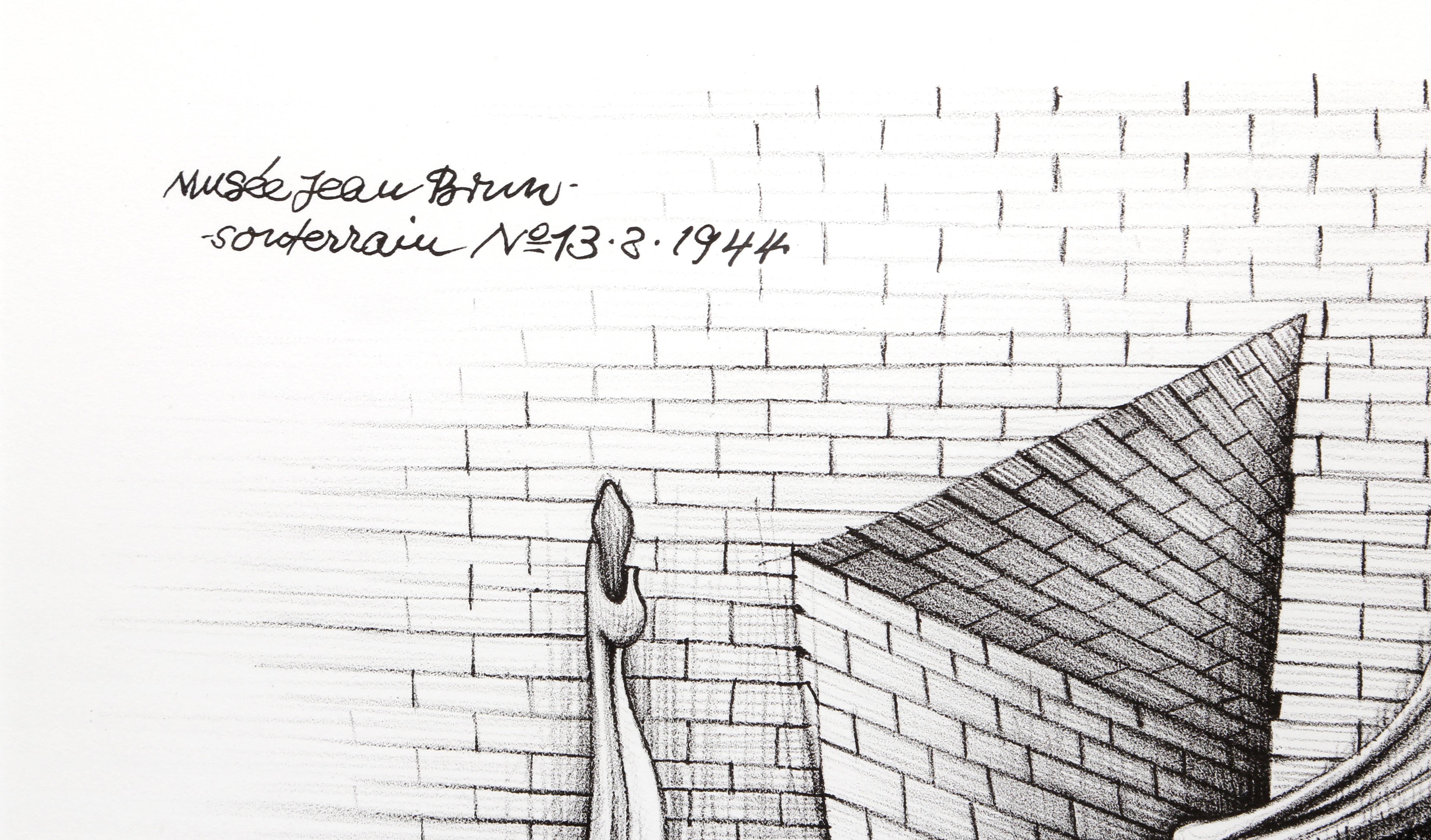 Souterrain nº 13, litografía surrealista de Hans Bellmer en venta 2