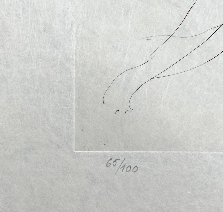 Hans Bellmer - Surrealist Nude - Original Etching Hand Signed Numbered ...