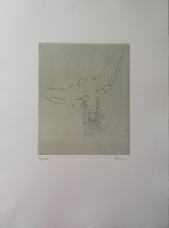 The Sleepy Woman - Original Etching Handsigned, Numbered