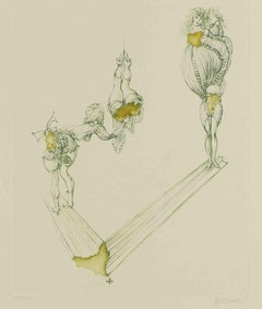 Untitled - Etching by H. Bellmer - Mid-20th Century