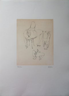 Woman-Object - Original Etching Handsigned, Numbered