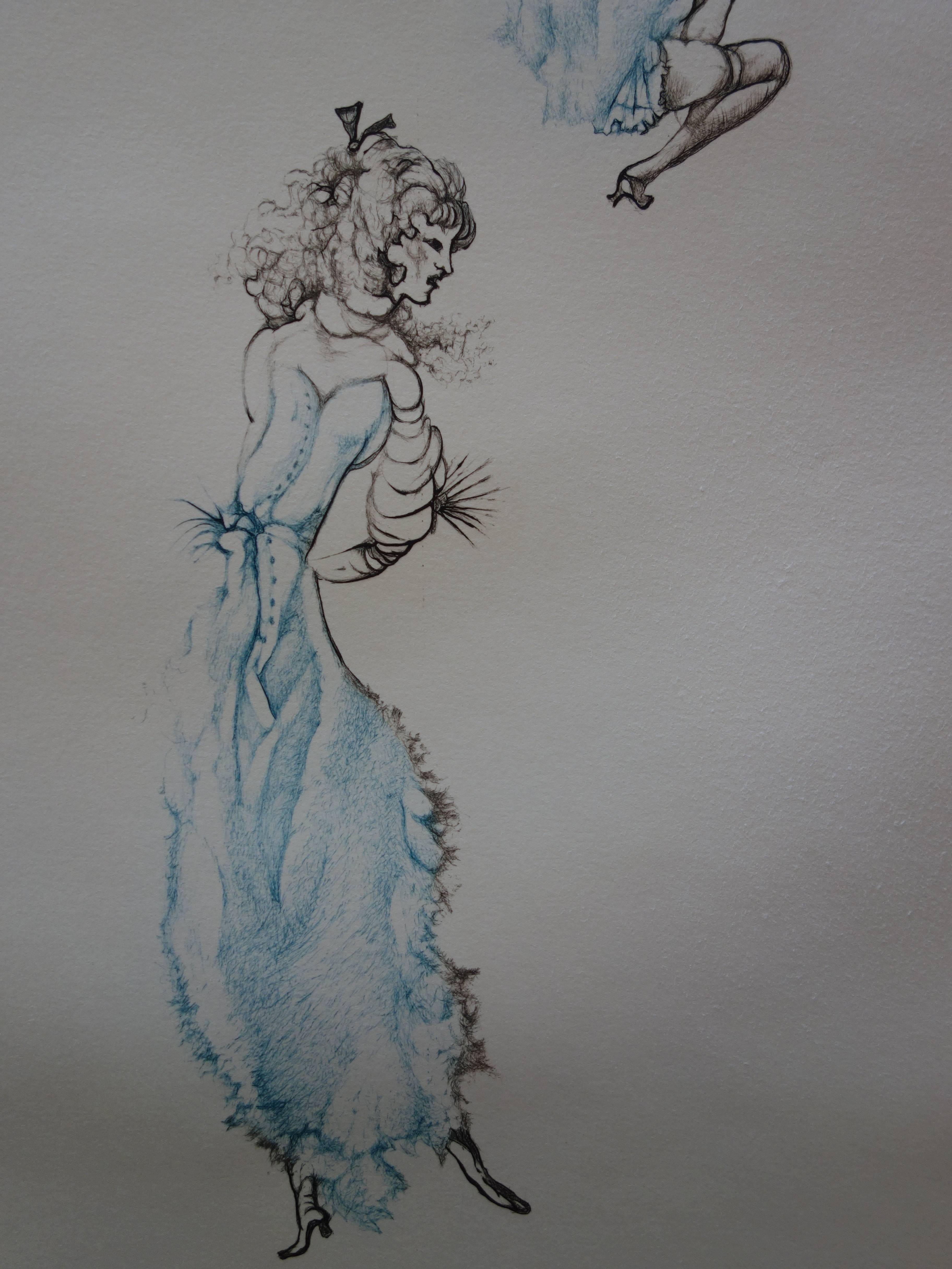 Hans BELLMER
Mujer jugando con una pelota roja

Grabado original
Firmado a lápiz
Numerado en 150 ejemplares
Sobre vitela Arches 65 x 50 cm (c. 26 c 20in)

Excelente estado