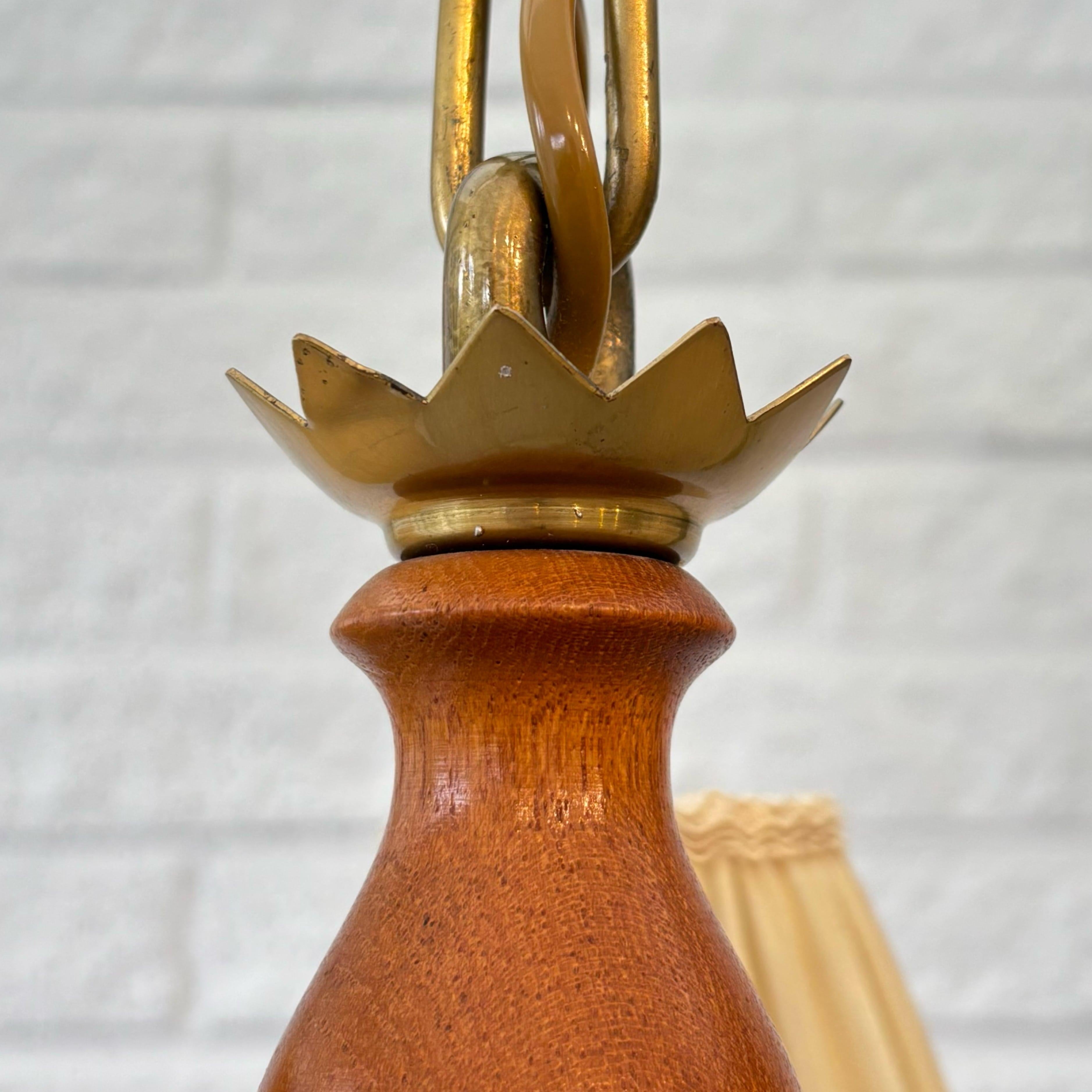 Hans Bergström, Ateljé Lyktan, lustre moderniste modèle 115, Suède, années 1940 en vente 3