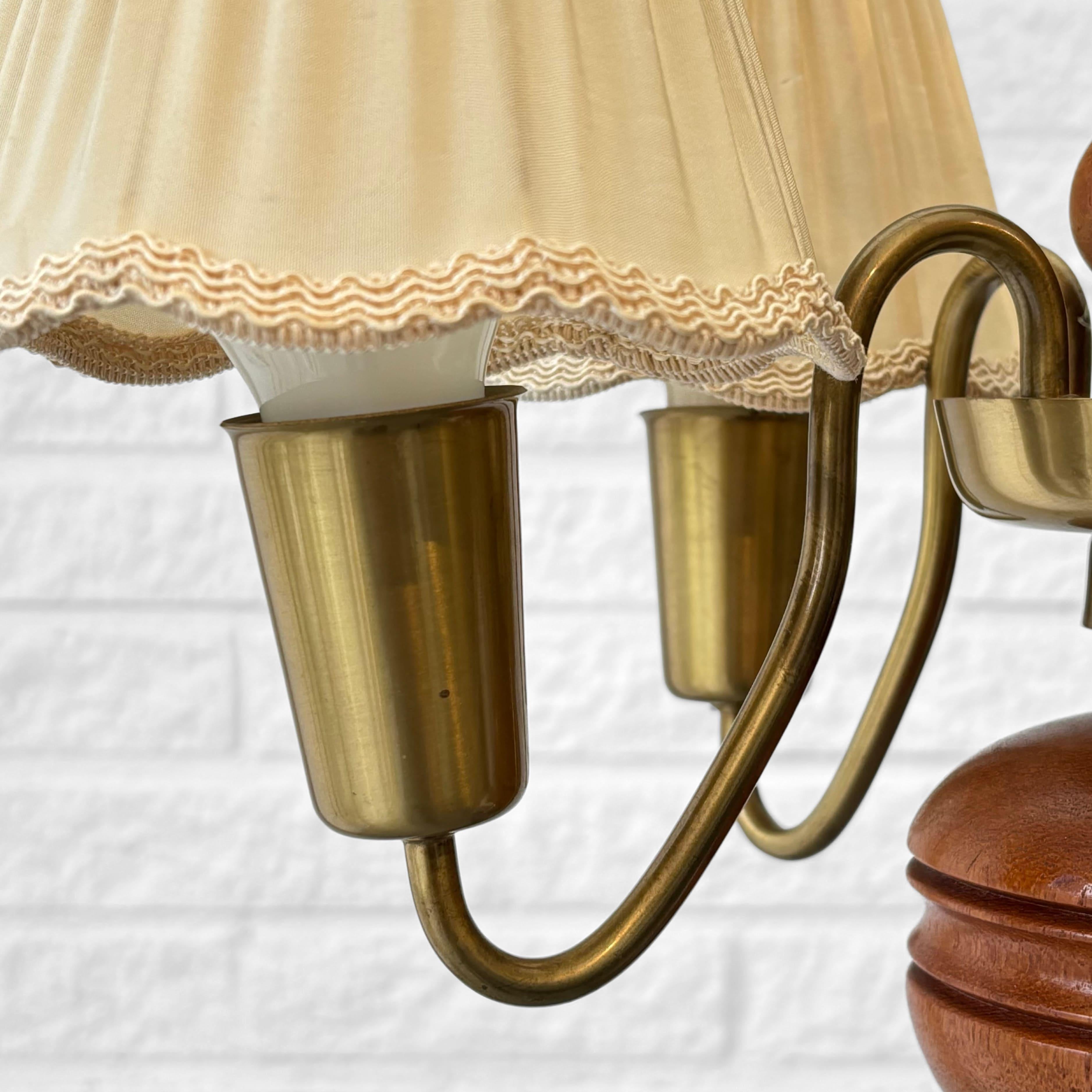 Hans Bergström, Ateljé Lyktan, lustre moderniste modèle 115, Suède, années 1940 en vente 4
