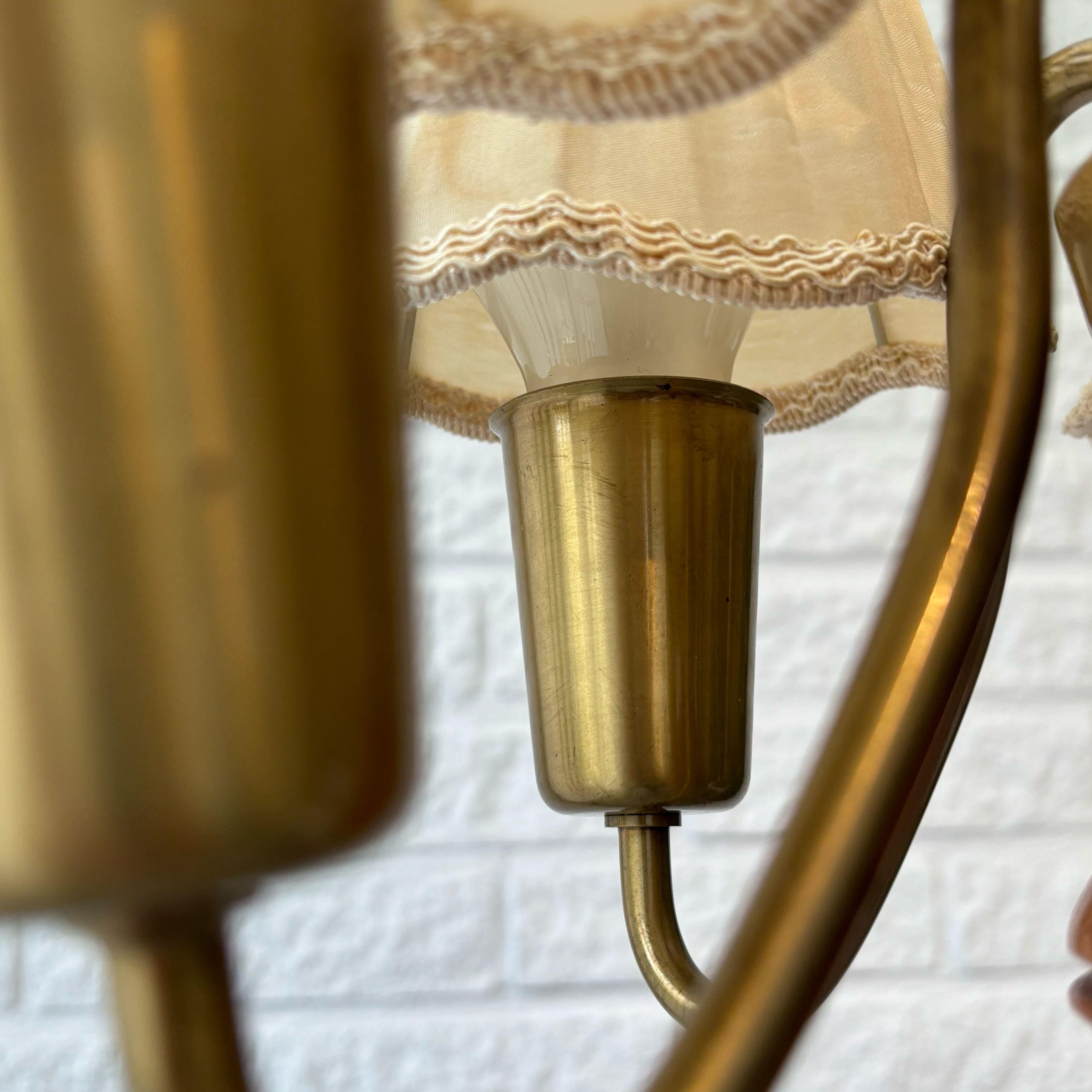 Hans Bergström, Ateljé Lyktan, lustre moderniste modèle 115, Suède, années 1940 en vente 7
