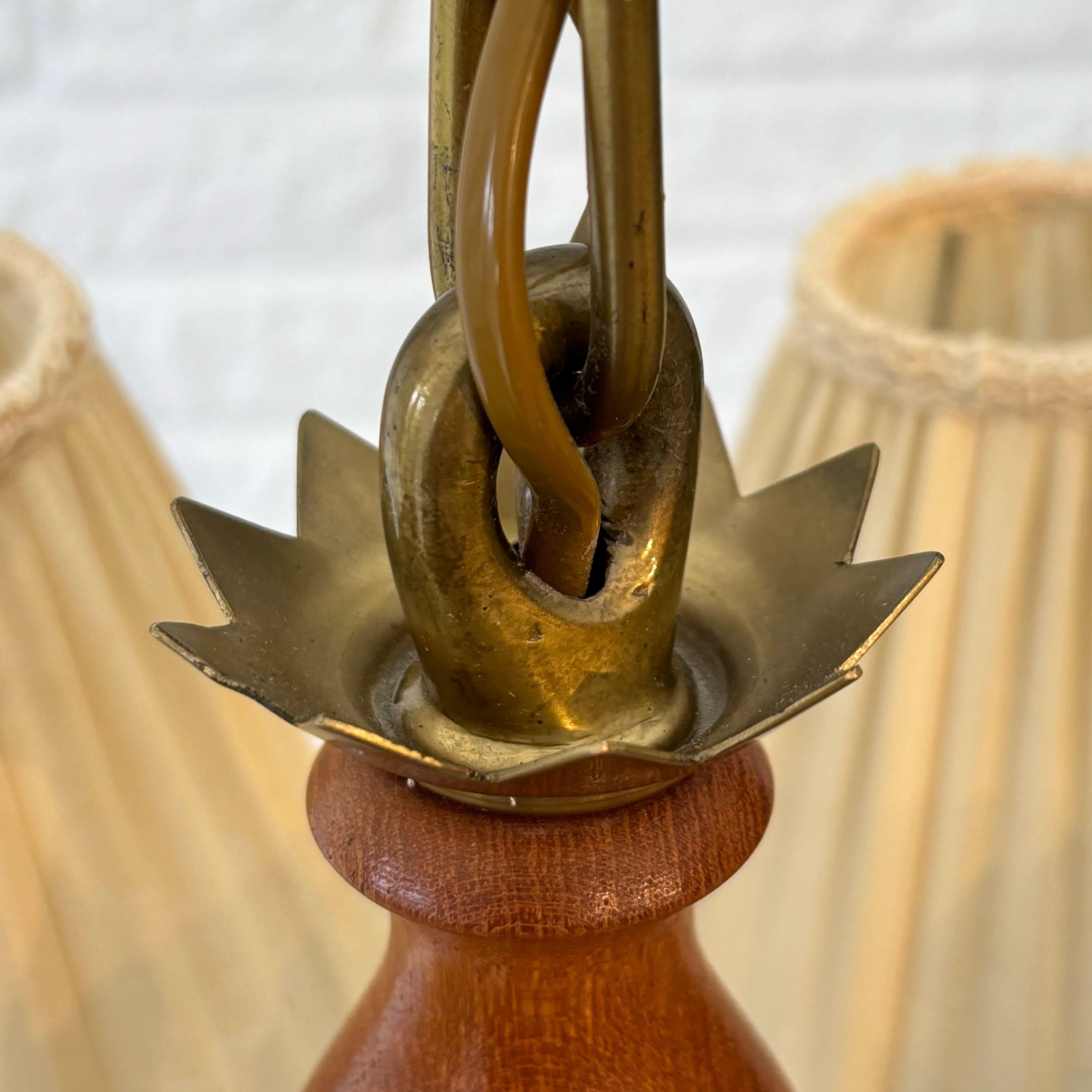 Hans Bergström, Ateljé Lyktan, lustre moderniste modèle 115, Suède, années 1940 en vente 8