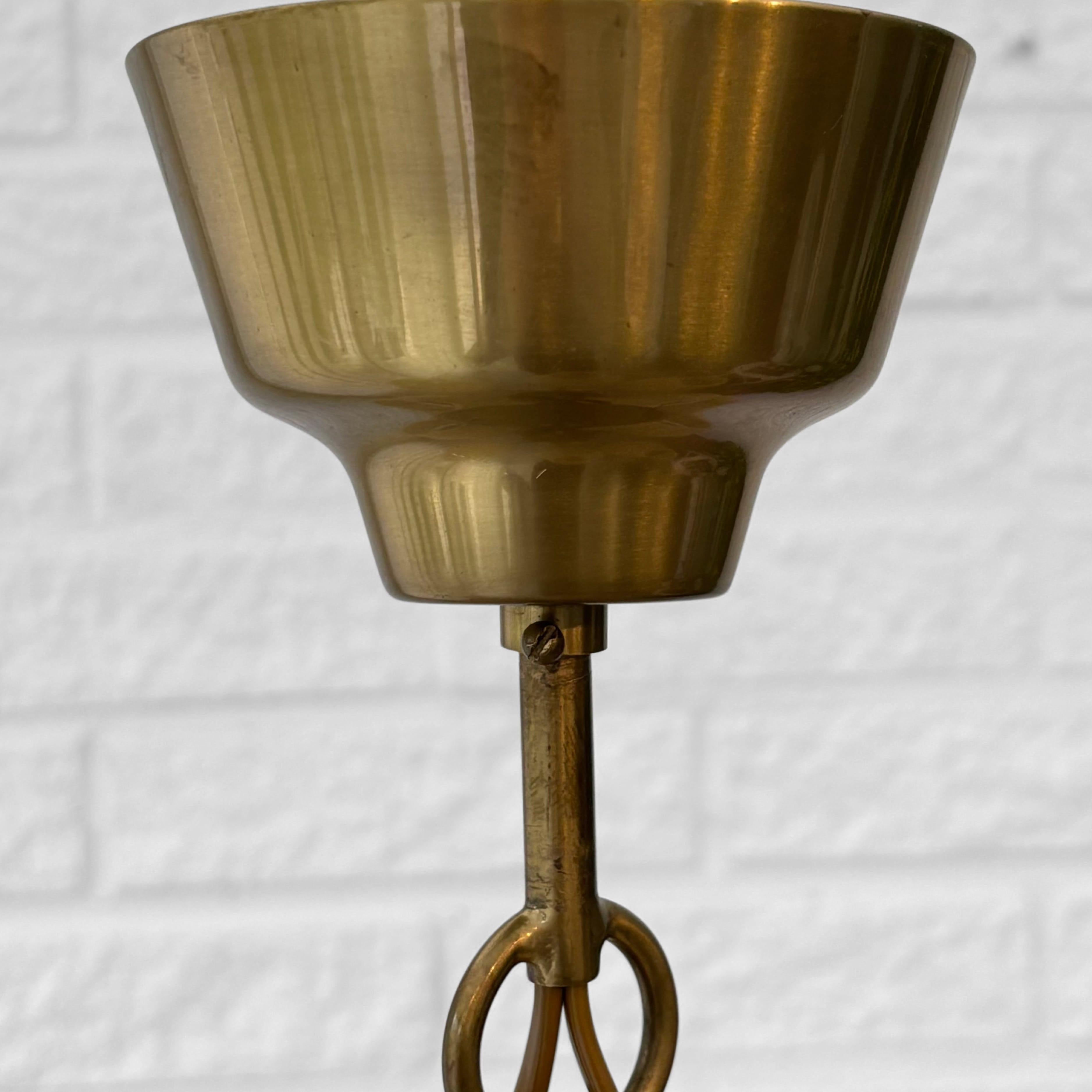 Hans Bergström, Ateljé Lyktan, lustre moderniste modèle 115, Suède, années 1940 en vente 9
