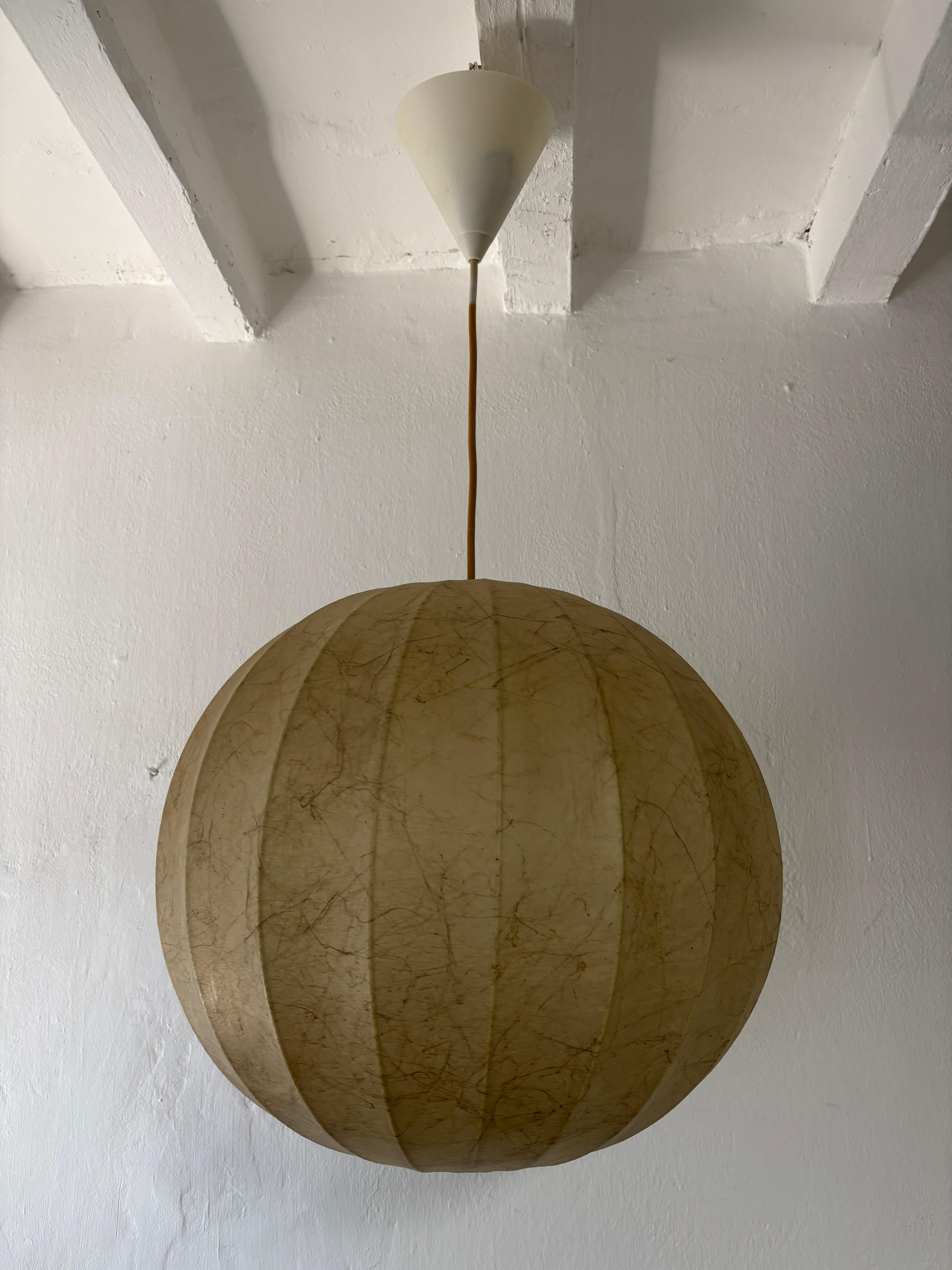Mid-20th Century Hans Bergstrom by Atelje Lyktan, Cocoon Ceiling Pendant Resin Chandelier Flos For Sale