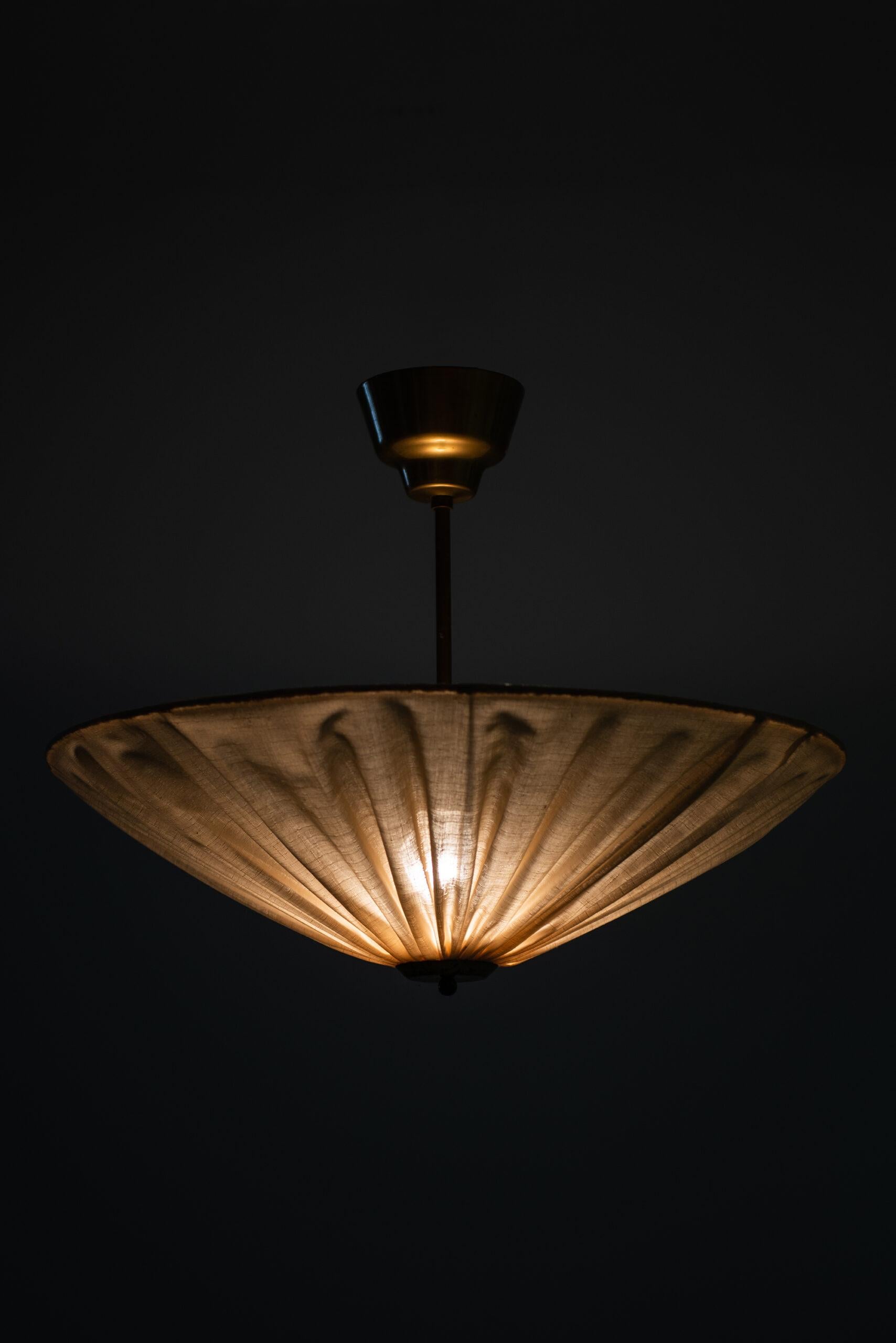 Mid-20th Century Hans Bergström Ceiling Lamp / Flush Mount by Ateljé Lyktan in Åhus, Sweden