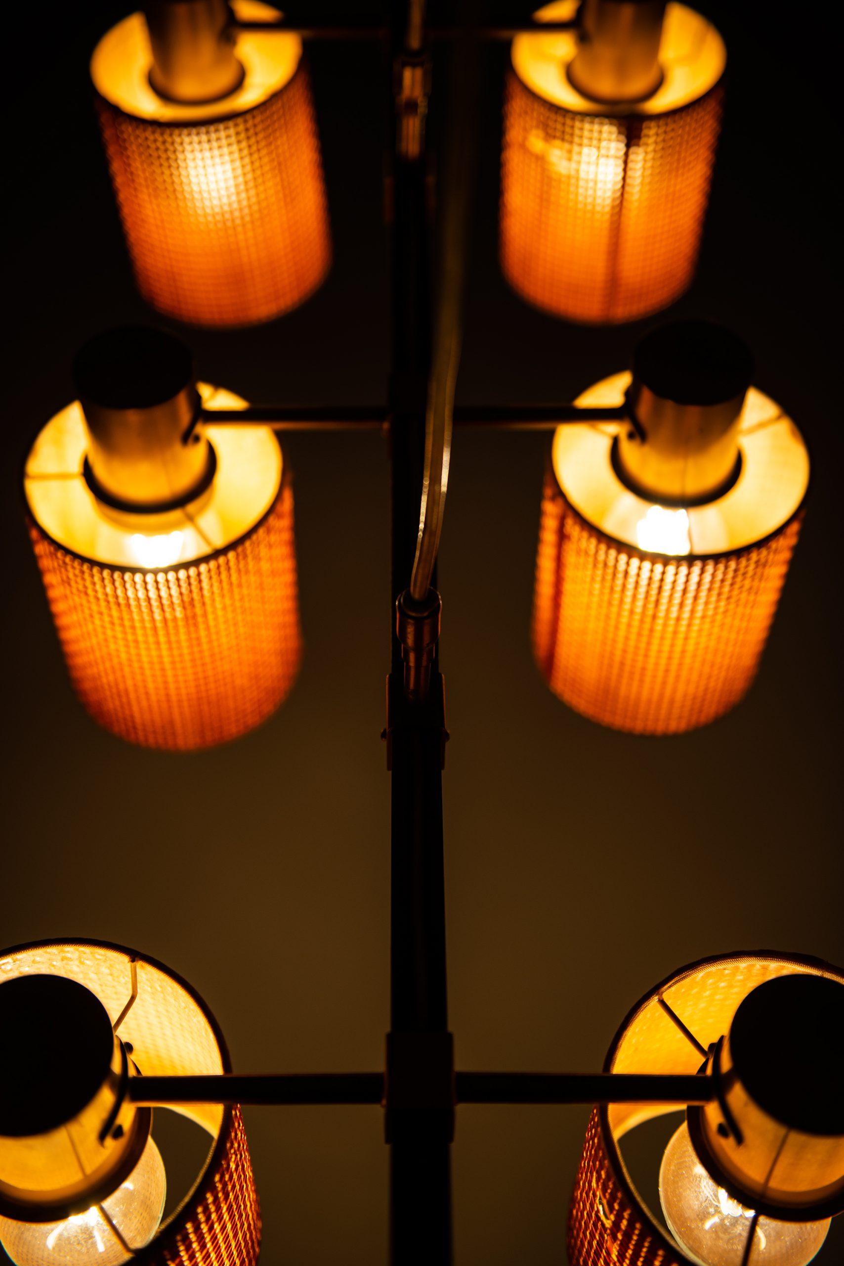 Hans Bergström Ceiling Lamp Produced by Ateljé Lyktan in Åhus, Sweden For Sale 4