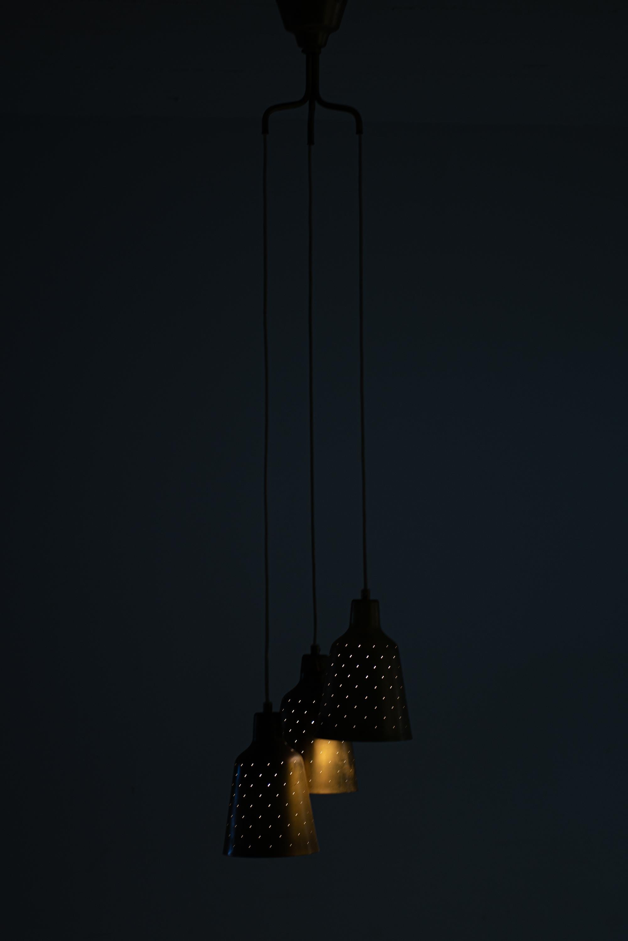 Scandinavian Modern Hans Bergström Ceiling Lamp Produced by Ateljé Lyktan in Åhus, Sweden For Sale