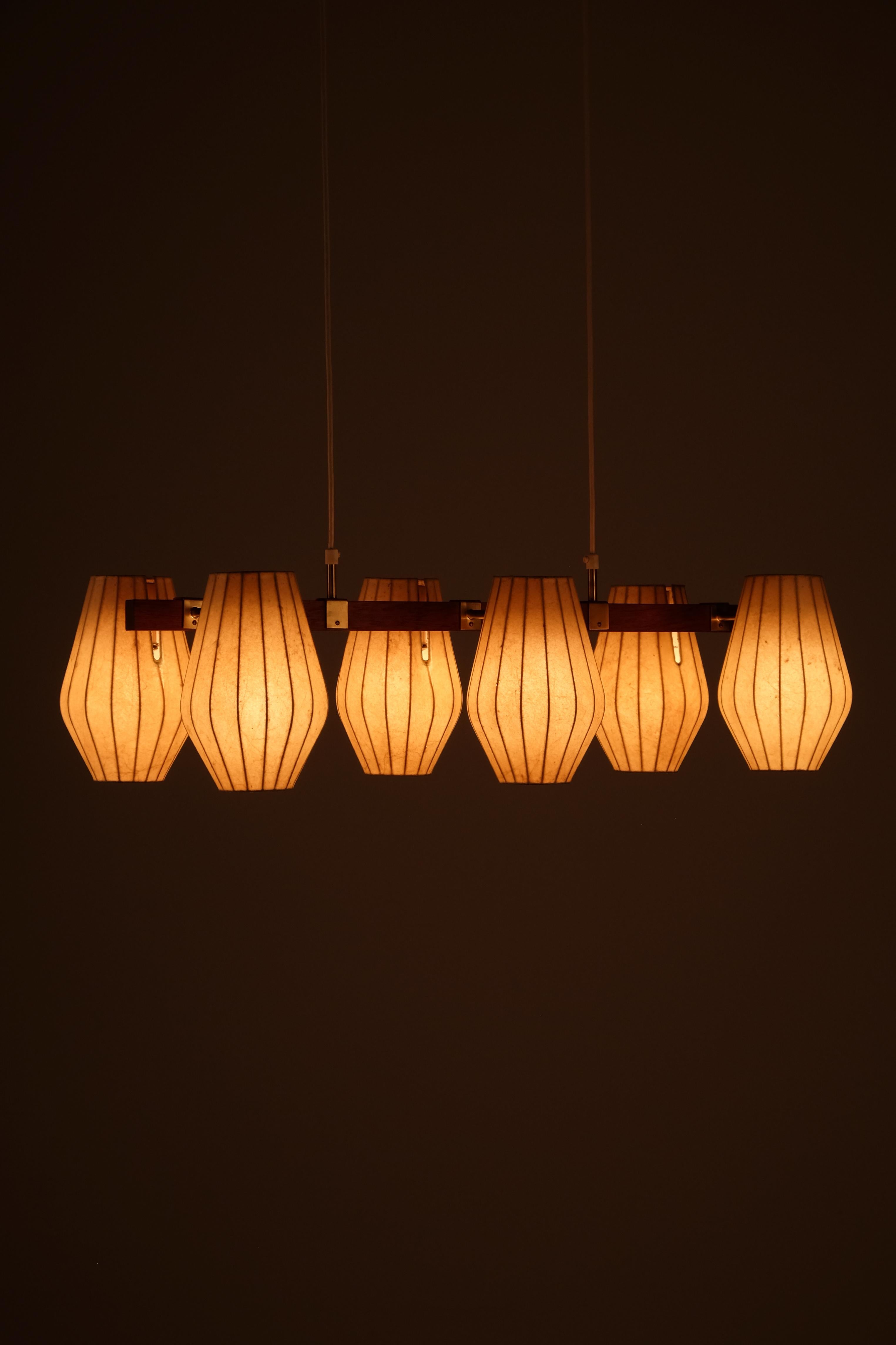 Hans Bergström ceiling lamp, Sweden, 1950s For Sale 4
