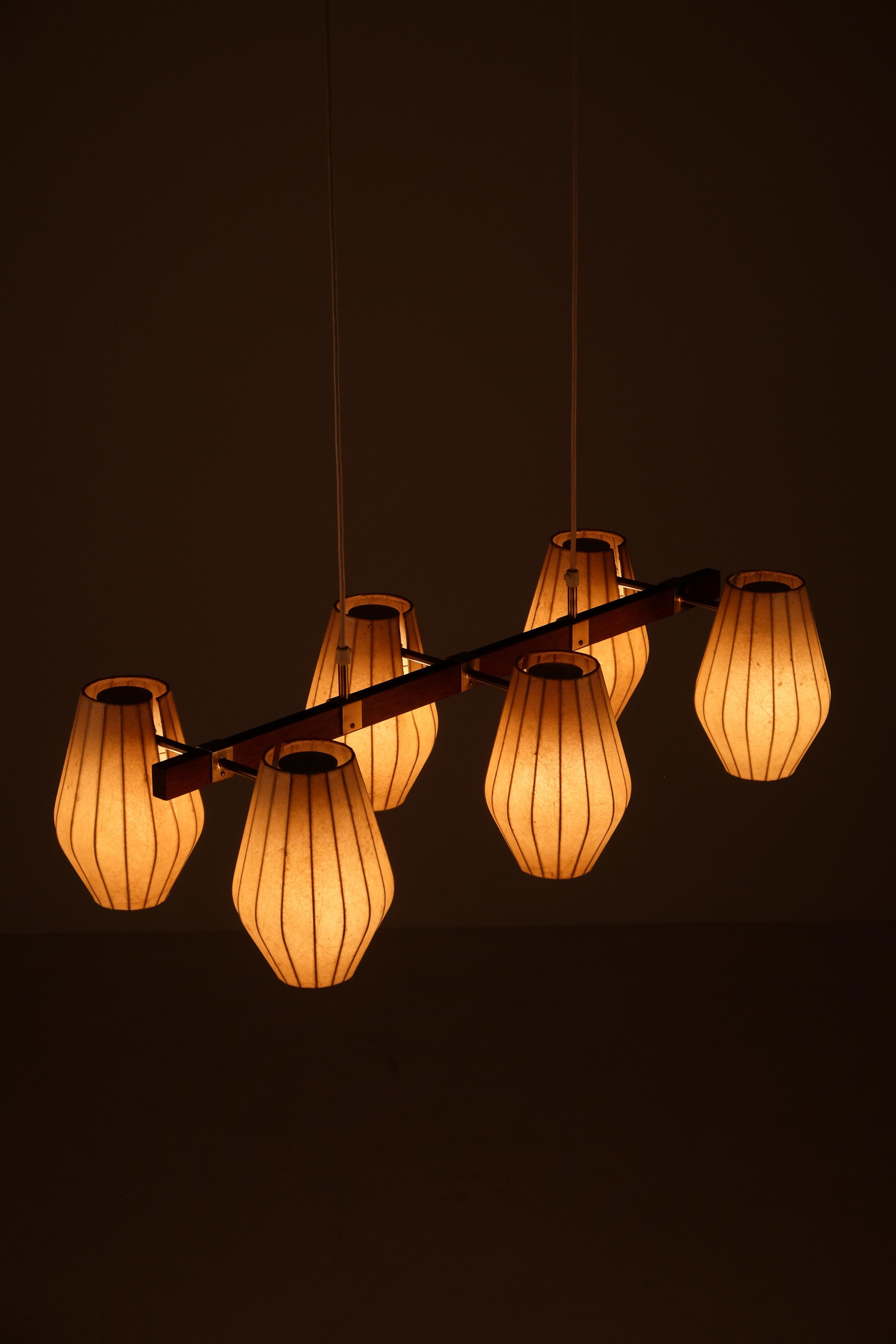 Scandinavian Modern Hans Bergström ceiling lamp, Sweden, 1950s For Sale
