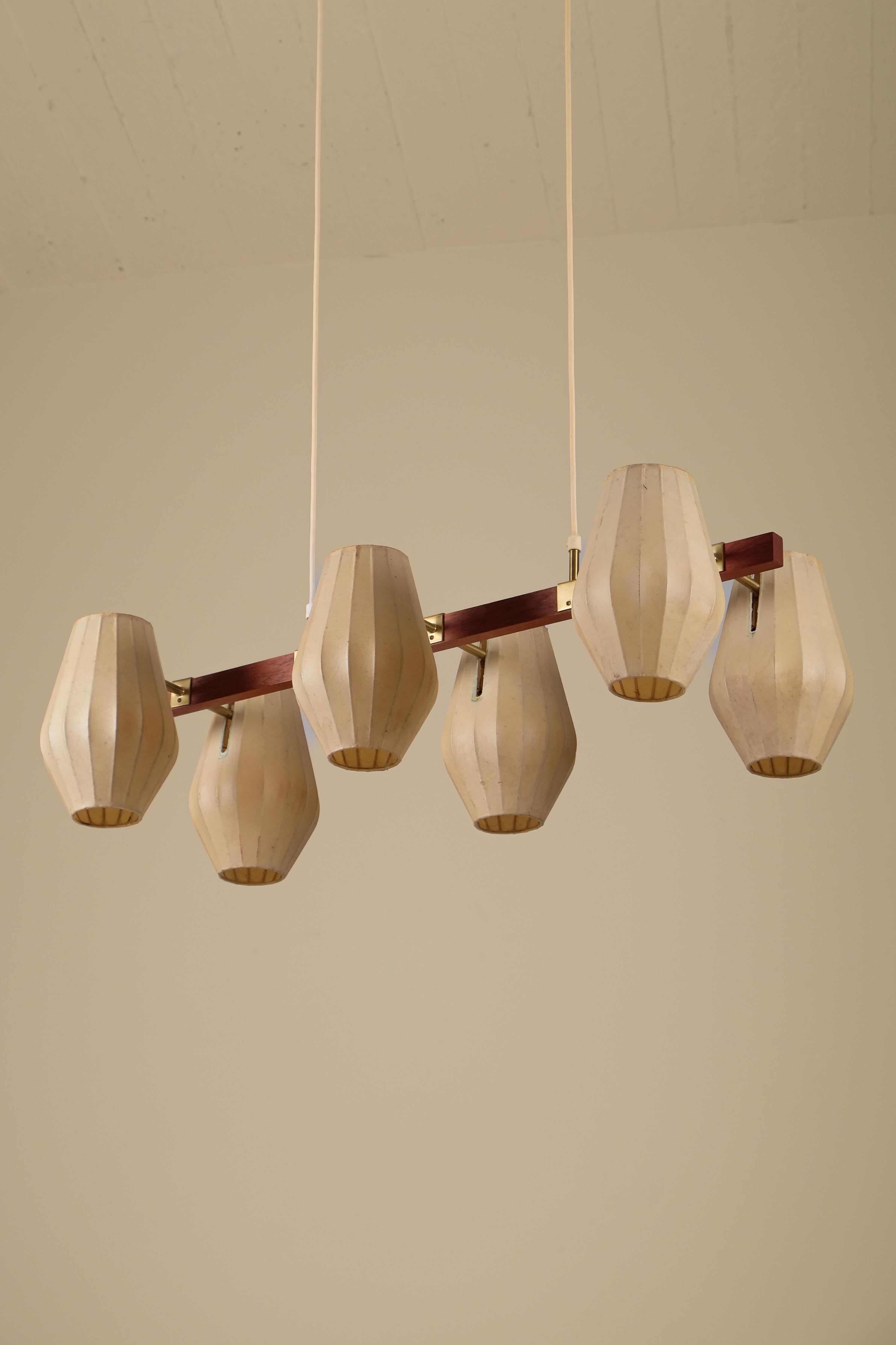 Scandinave moderne Plafonnier Hans Bergström, Suède, années 1950 en vente