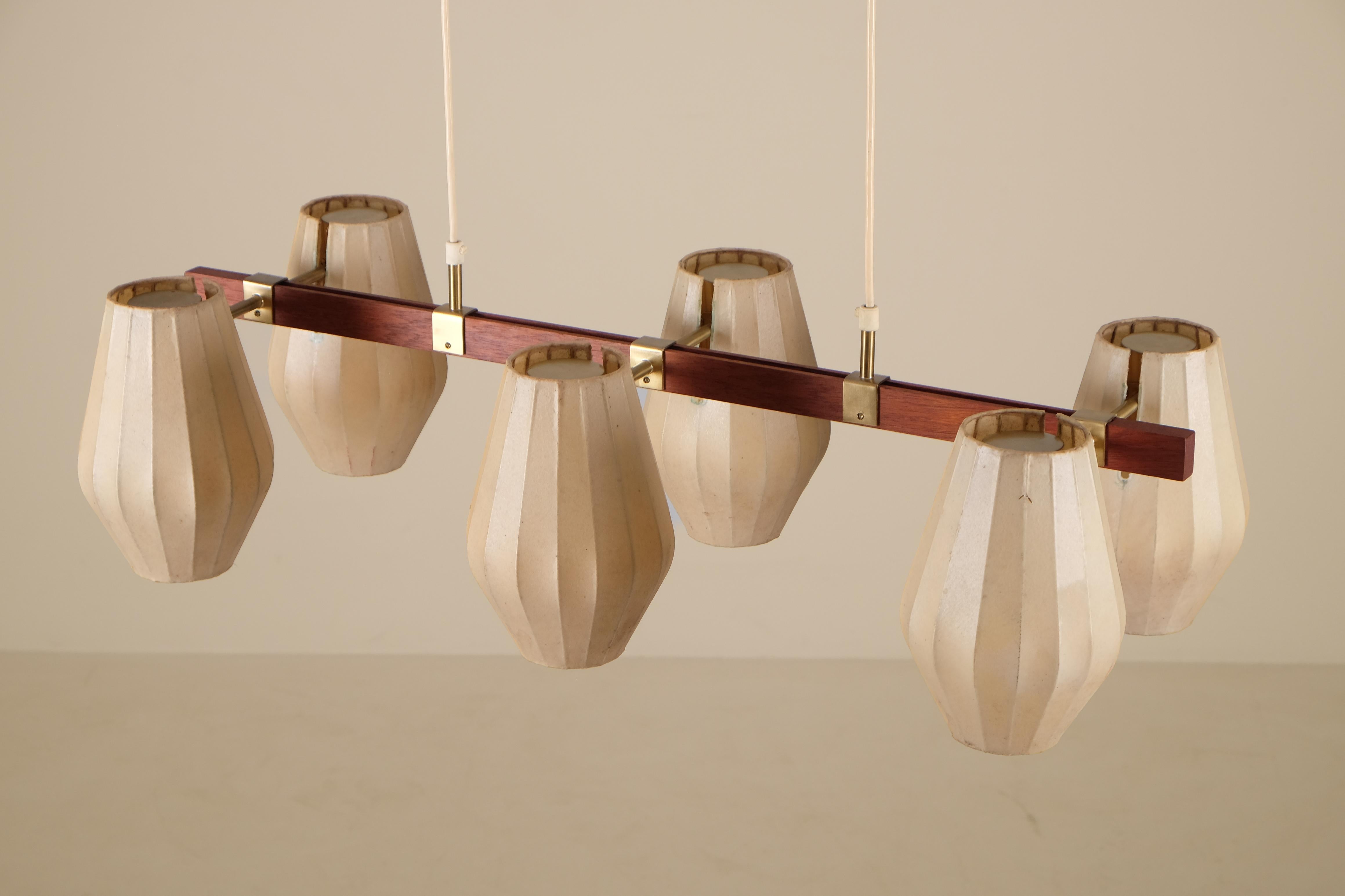 Milieu du XXe siècle Plafonnier Hans Bergström, Suède, années 1950 en vente