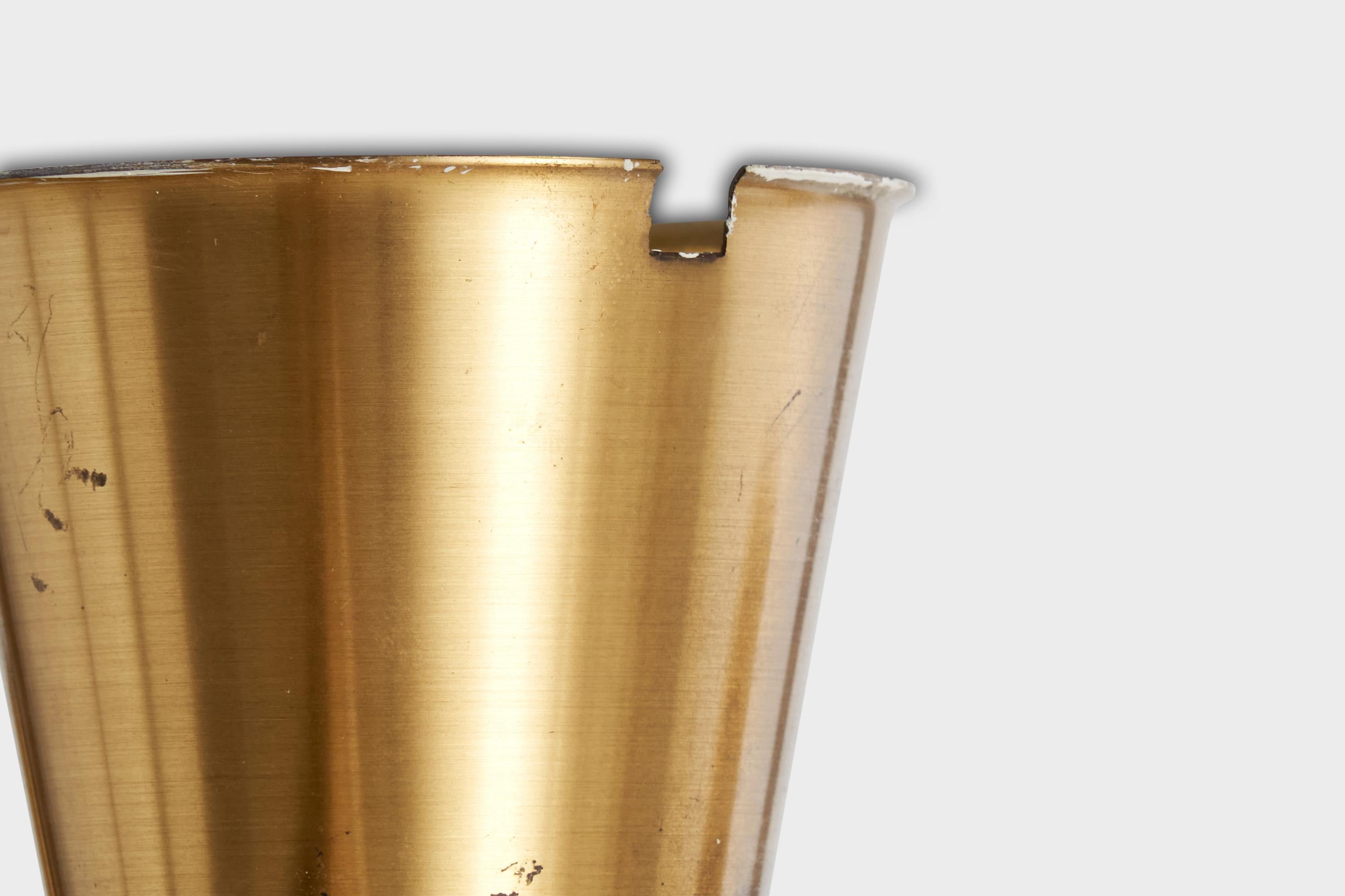 Hans Bergström, Chandelier, Brass, Glass, Sweden, 1950s For Sale 2