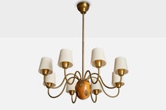 Hans Bergström, Lampadario, Ottone, Oak, Fabrice, Svezia, anni '40