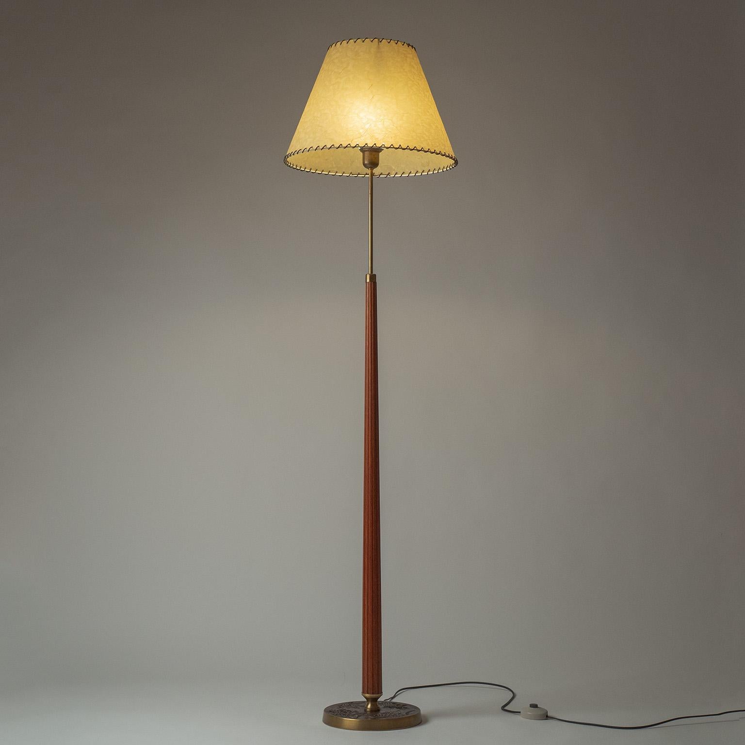 Hans Bergström Floor Lamp, 1950s In Good Condition For Sale In Vienna, AT