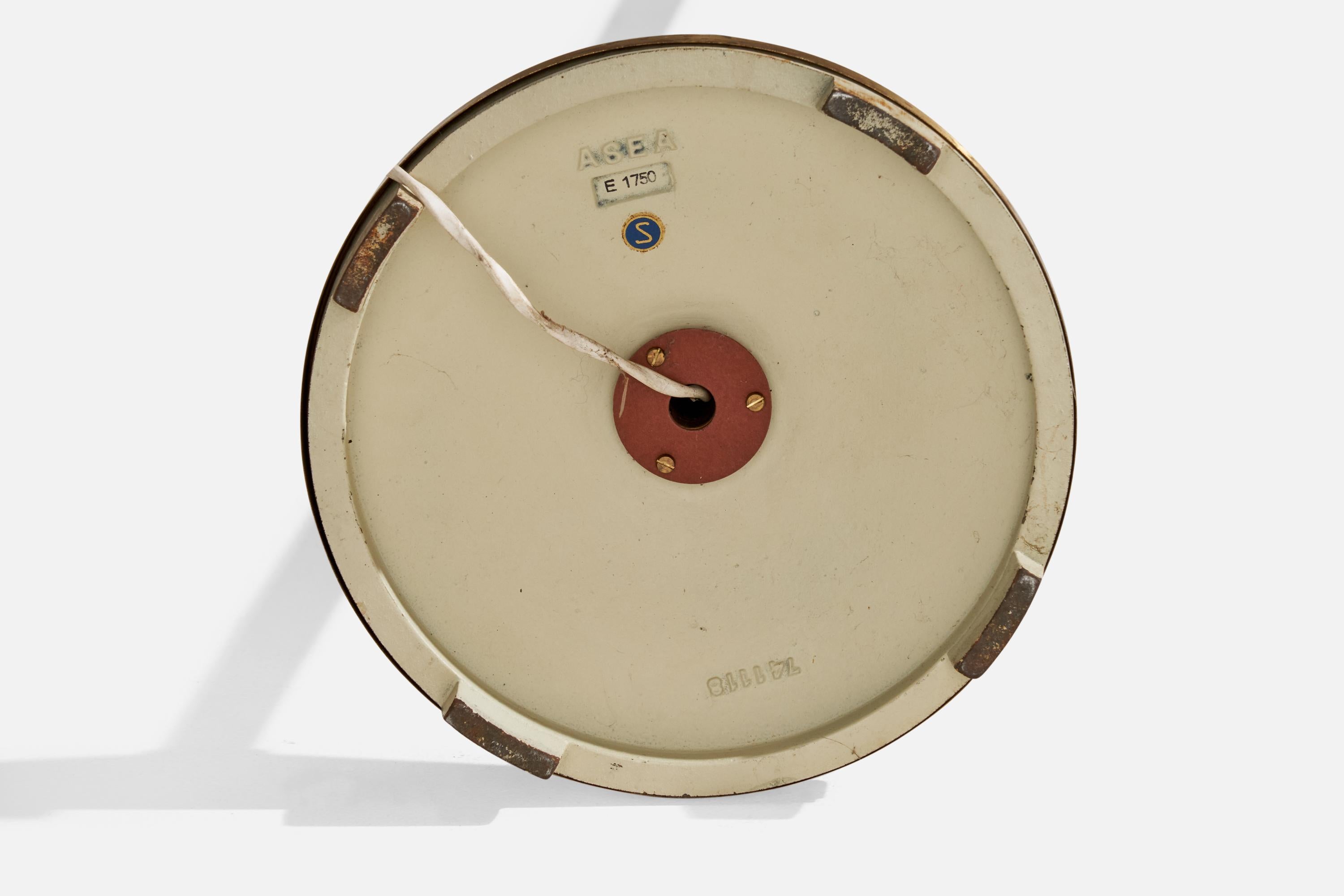 Hans Bergström. Lampadaire, laiton, tissu, Suède, années 1940 en vente 2