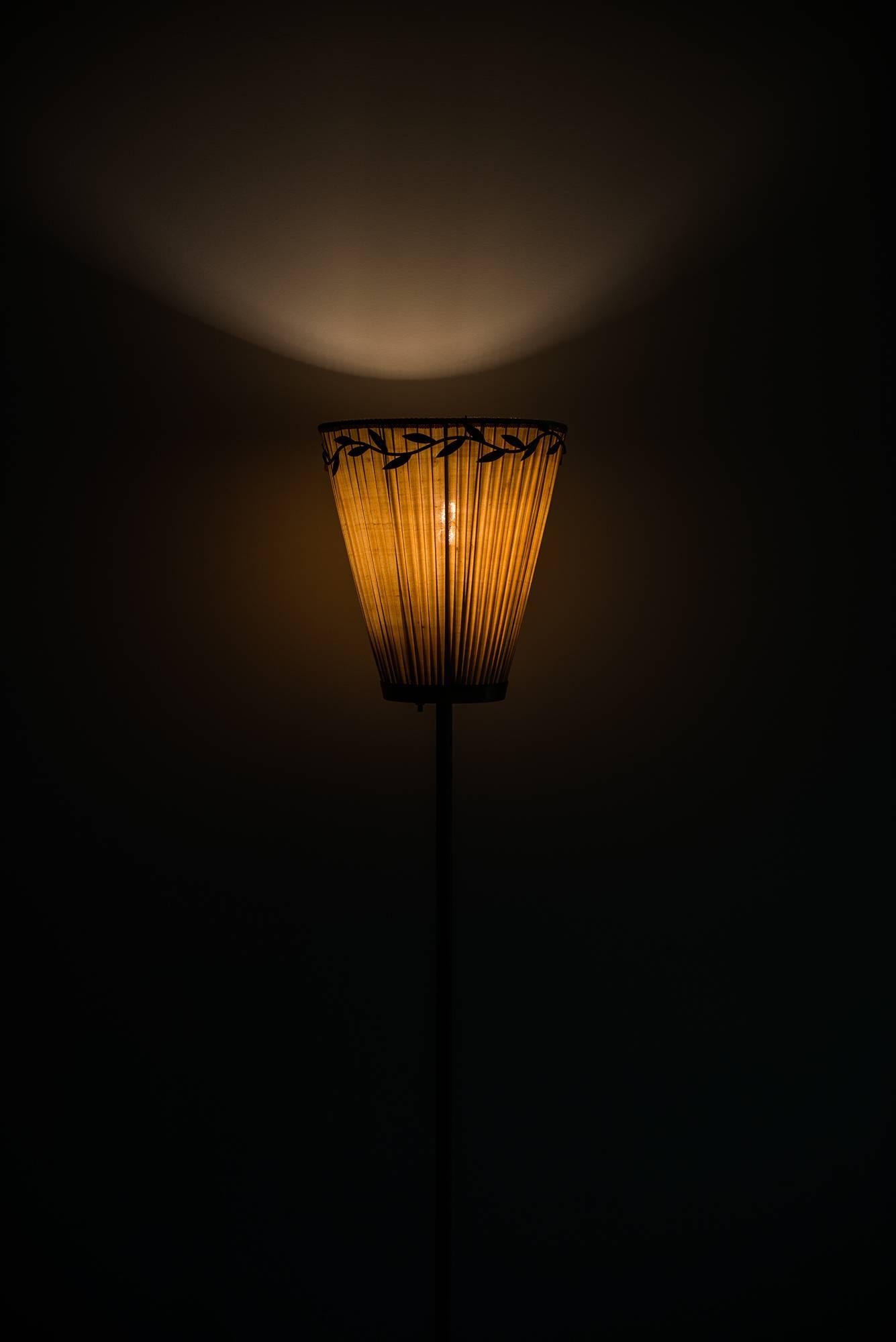 Mid-20th Century Hans Bergström Floor Lamp by Ateljé Lyktan in Åhus, Sweden For Sale